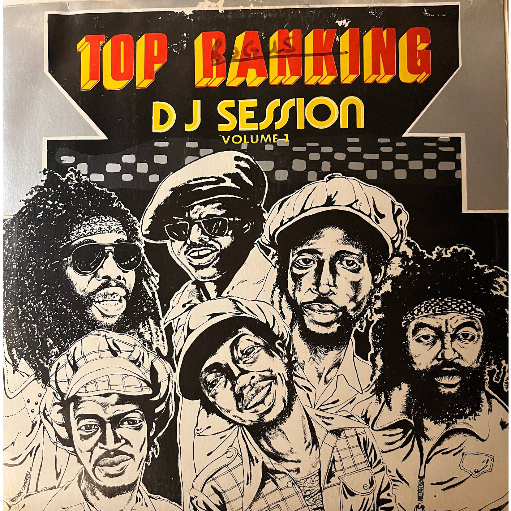 [Nick's Disk Pics] Various  Artists: Top Ranking DJ Session Volume 1 (1979, Jamaica, Reggae, DISC VG+) [JOE GIBBS MUSIC]