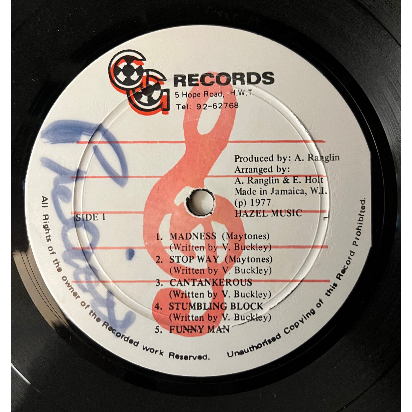 [Nick's Disk Pics] The Maytones: Maytones Greatest Hits (1977, Jamaica,  Reggae, VG) [GG'S RECORDS]