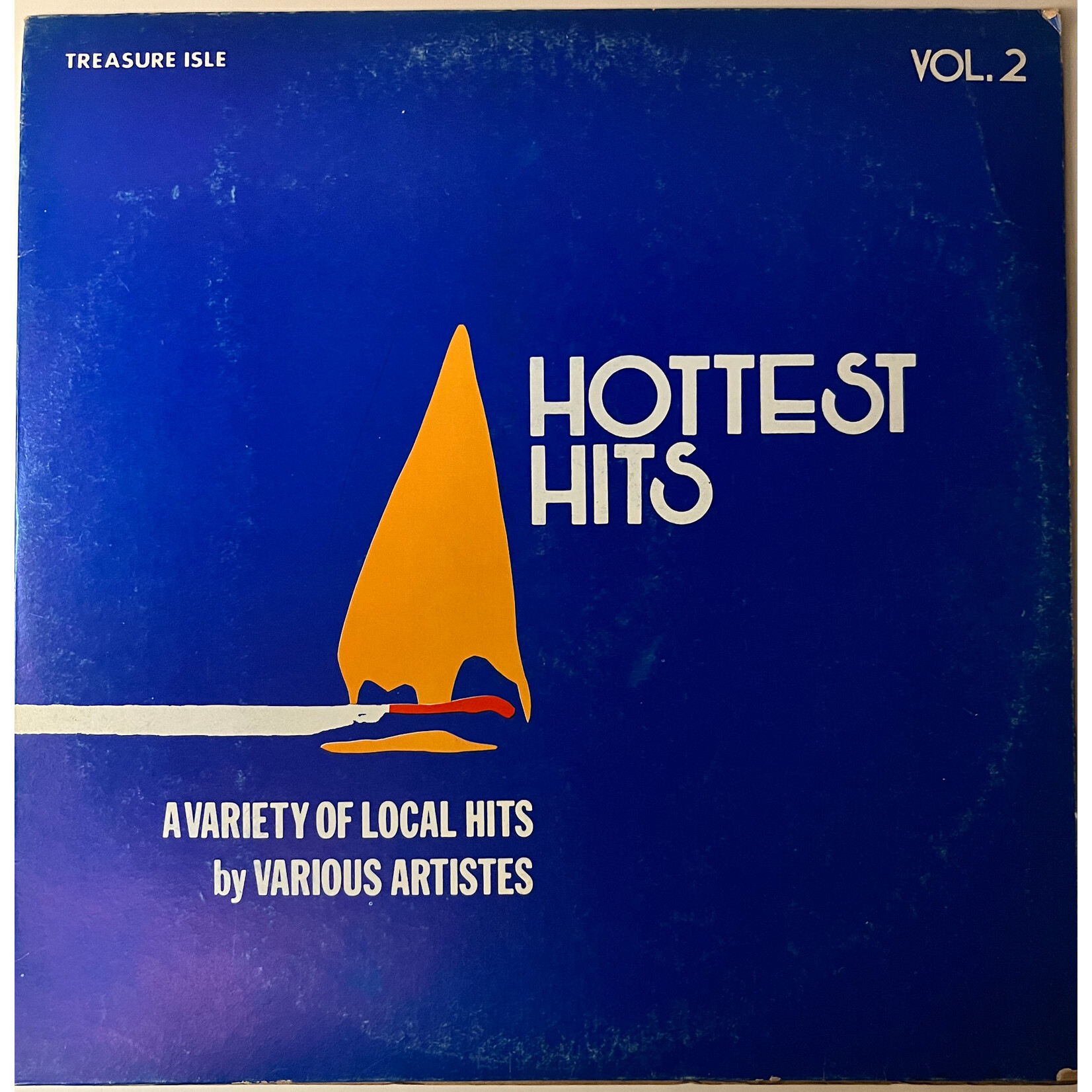 [Nick's Disk Pics] V/A: Hottest Hits Volume 2 (1977, Jamaica, VG+) [TREASURE ISLE]