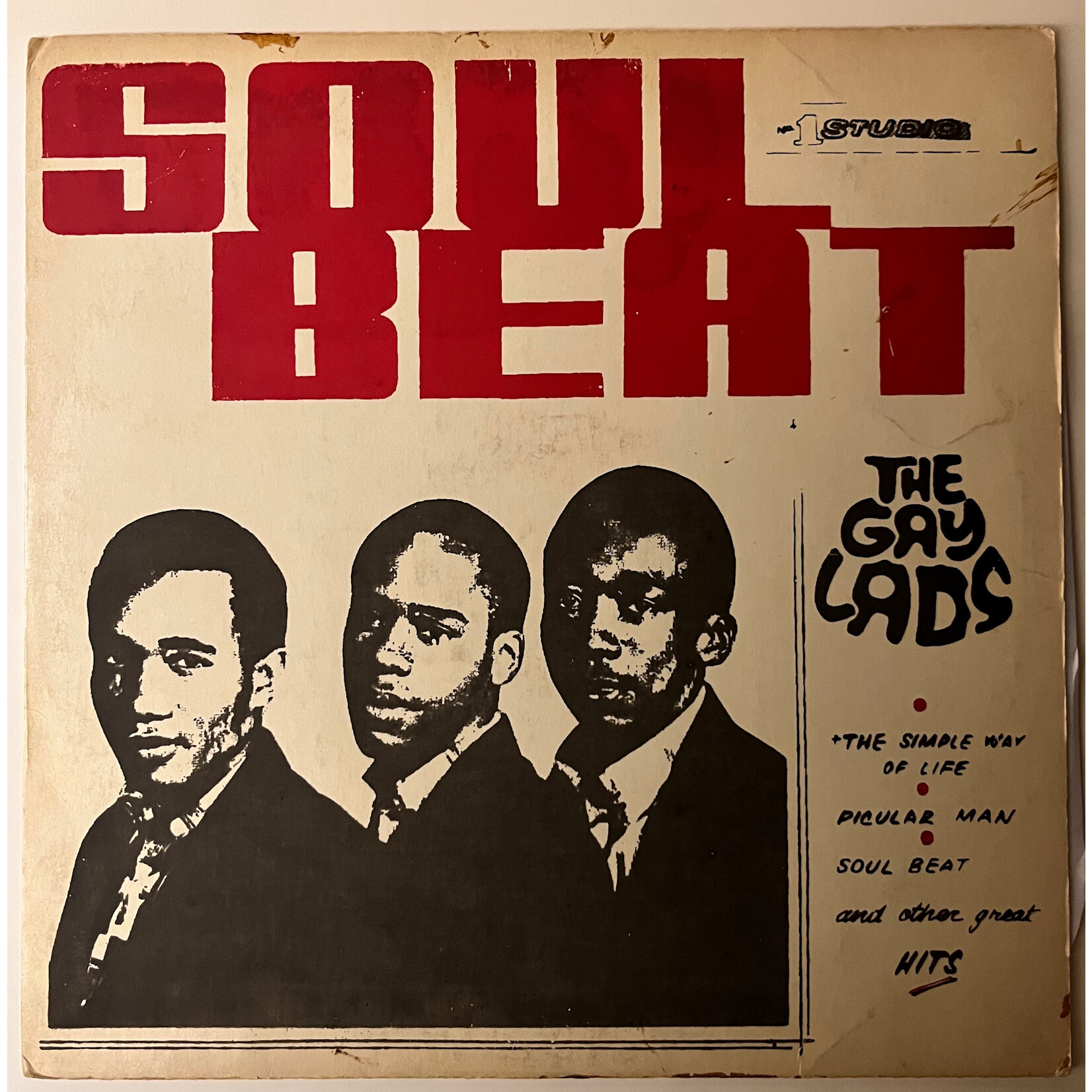 [Nick's Disk Pics] Gaylads: Soul Beat (1967, Jamaica, VG) [STUDIO ONE]