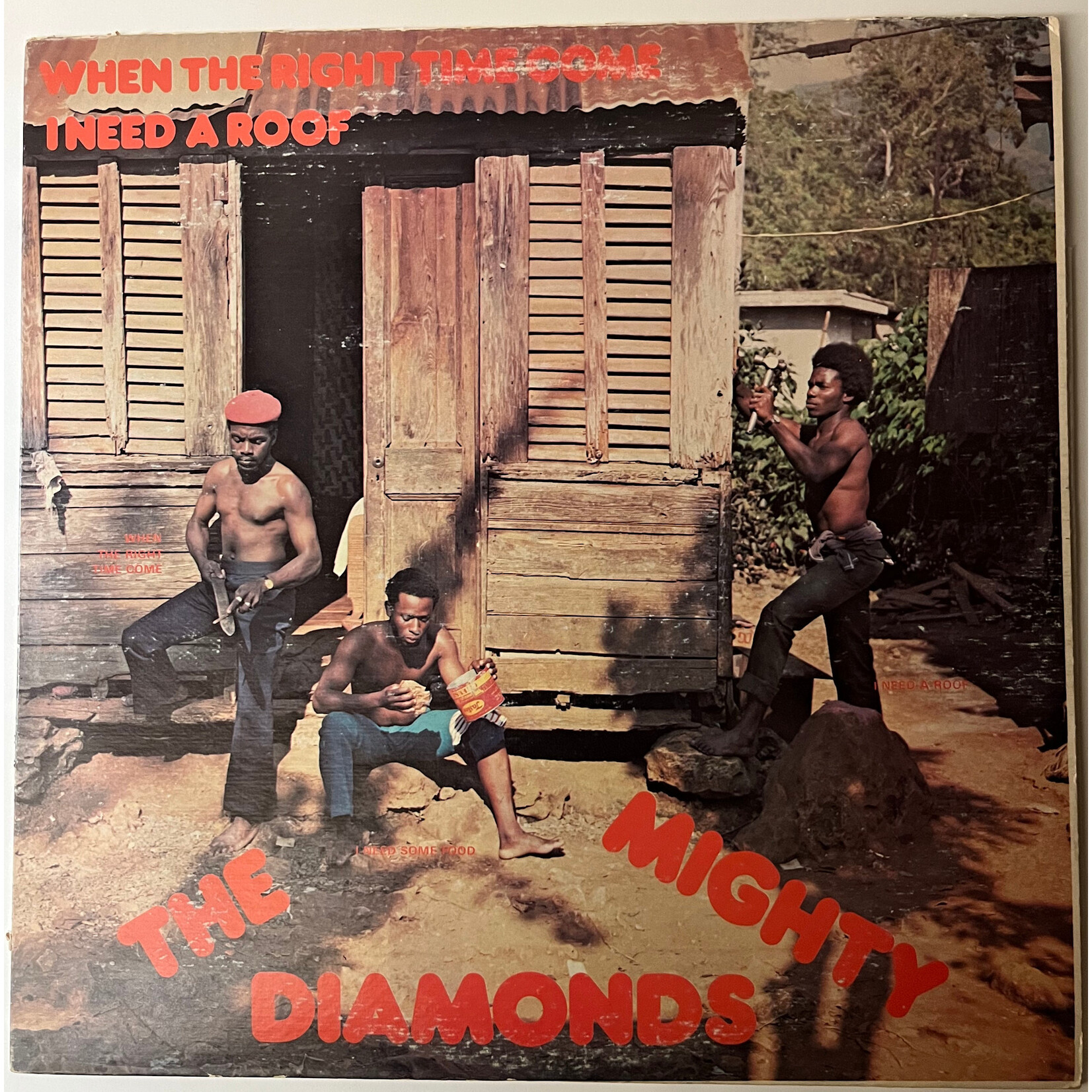 [Nick's Disk Pics] Mighty Diamonds: When The Right Time Come (I Need A Roof) (1981, USA, Disc VG+) [CHANNEL ONE]