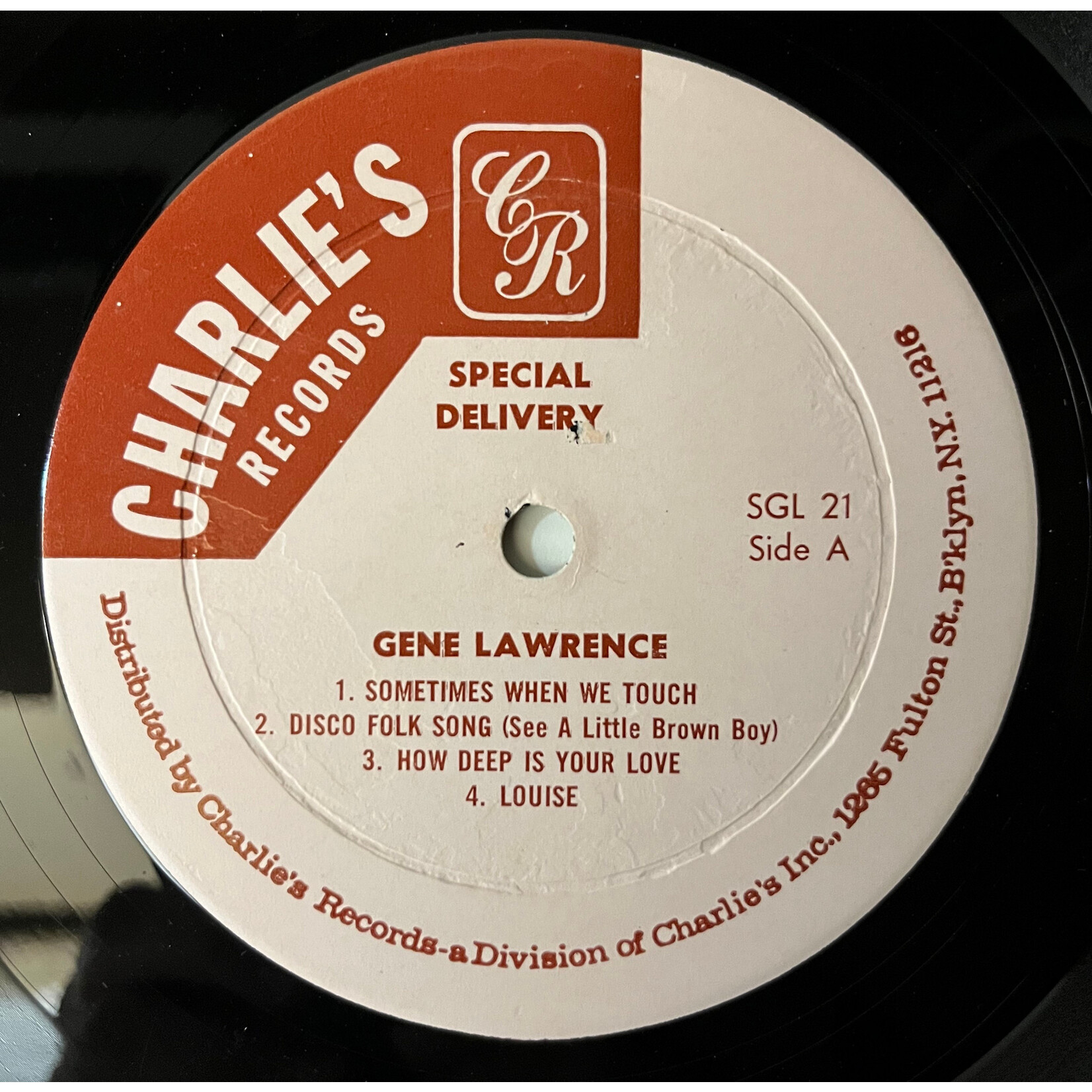 [Nick's Disk Pics] Lawrence, Gene: Special Delivery (1978, USA, VG) [CHARLIE'S]