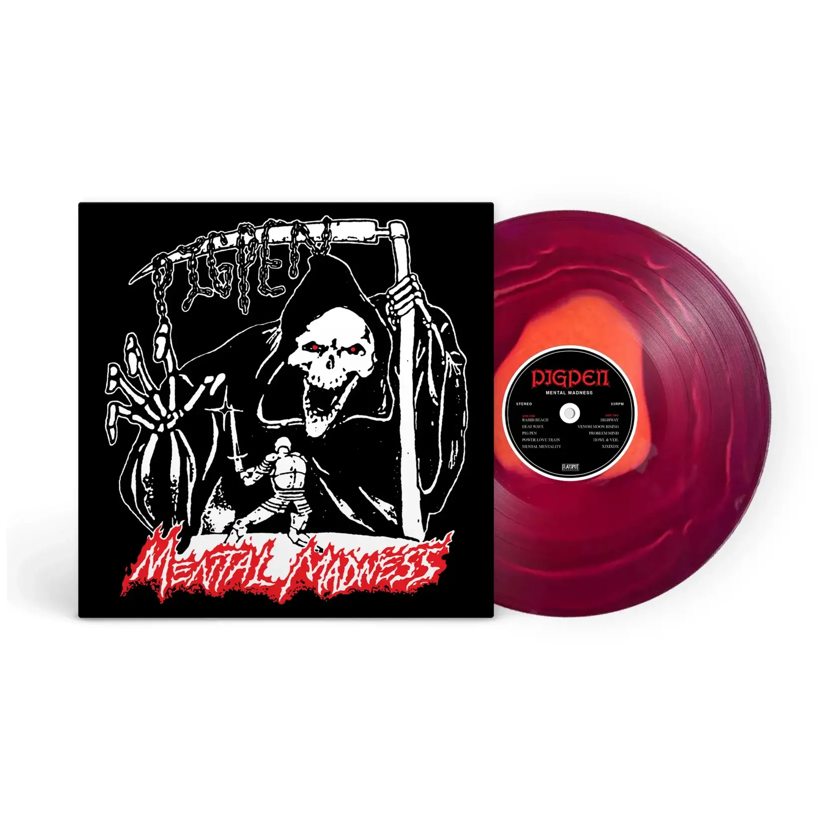 [New Vinyl] Pig Pen: Mental Madness (Matty Matheson) (Indie Exclusive, Red Ripple Vinyl) [FLATSPOT]