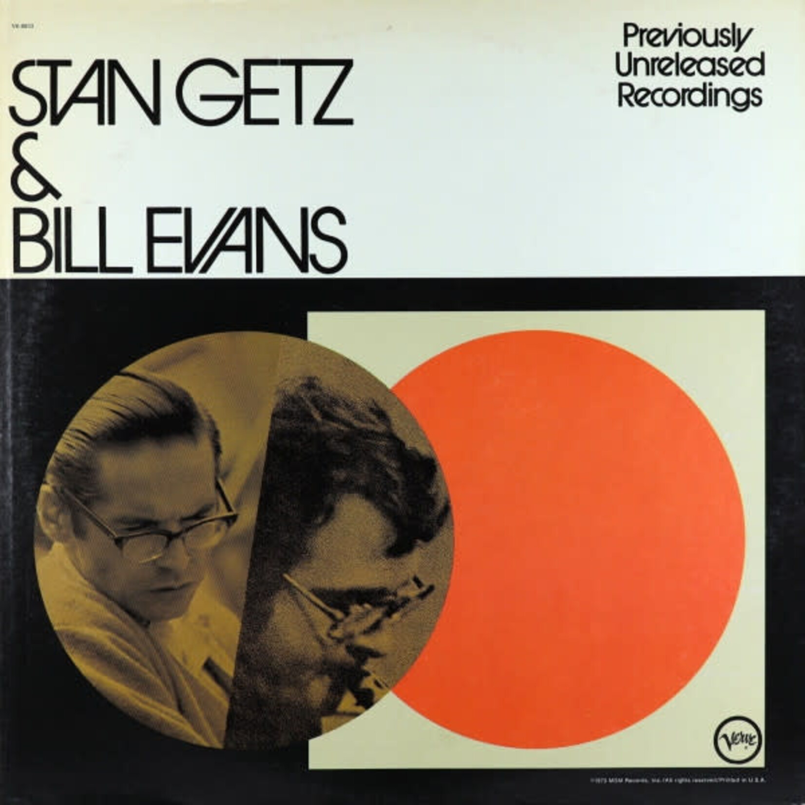 Getz, Stan & Bill Evans: Stan Getz & Bill Evans [VERVE]