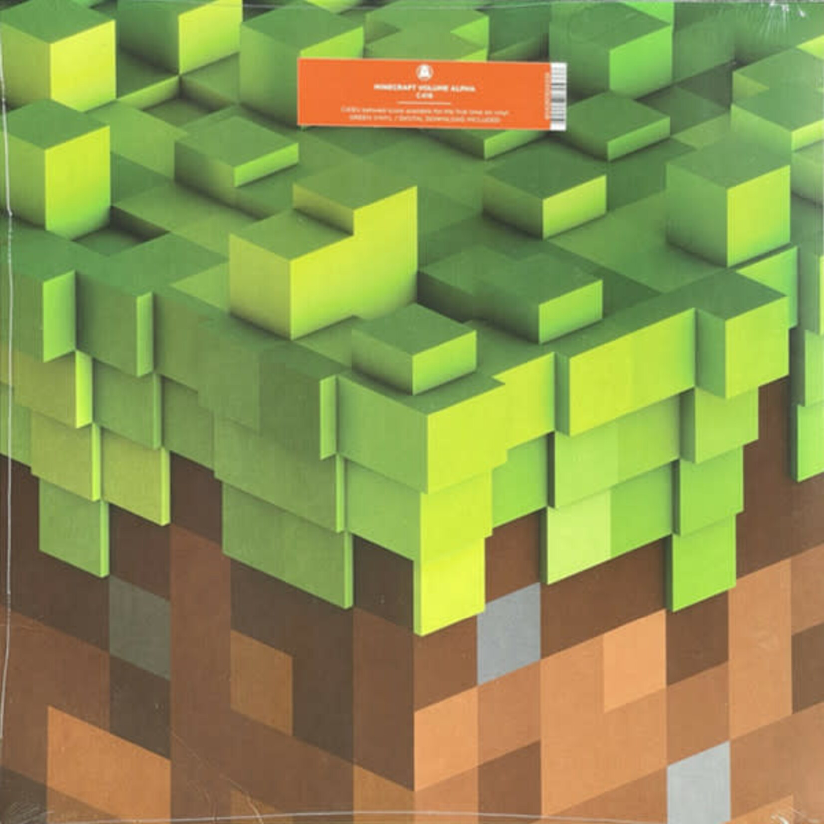 [Kollectibles] C418: Minecraft Volume Alpha (2022, USA, VG+, Clear w/ Green Blob) [KOLLECTIBLES]