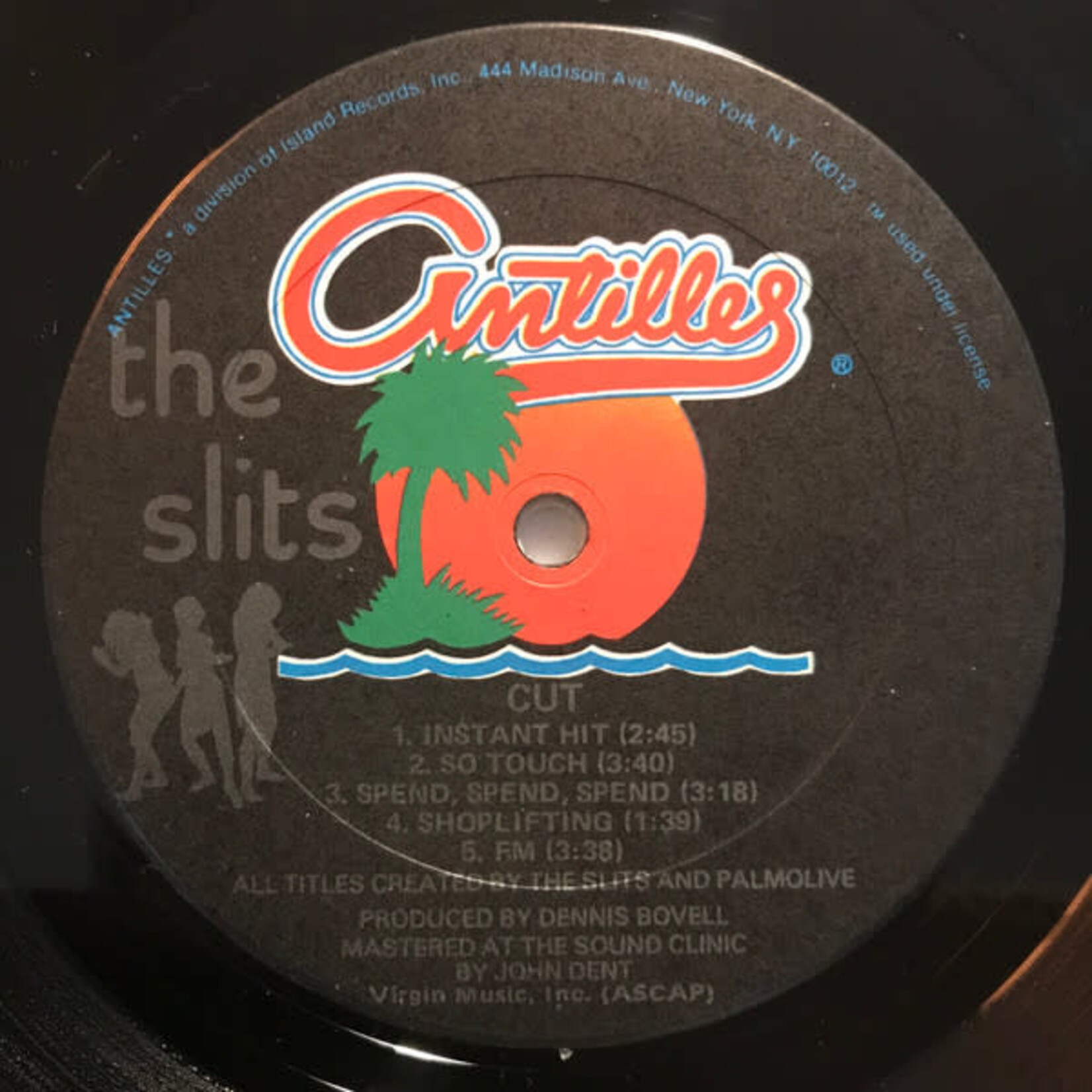 [Kollectible Vinyl] Slits: Cut (1979, USA, w/ Inner, VG) [ANTILLES]