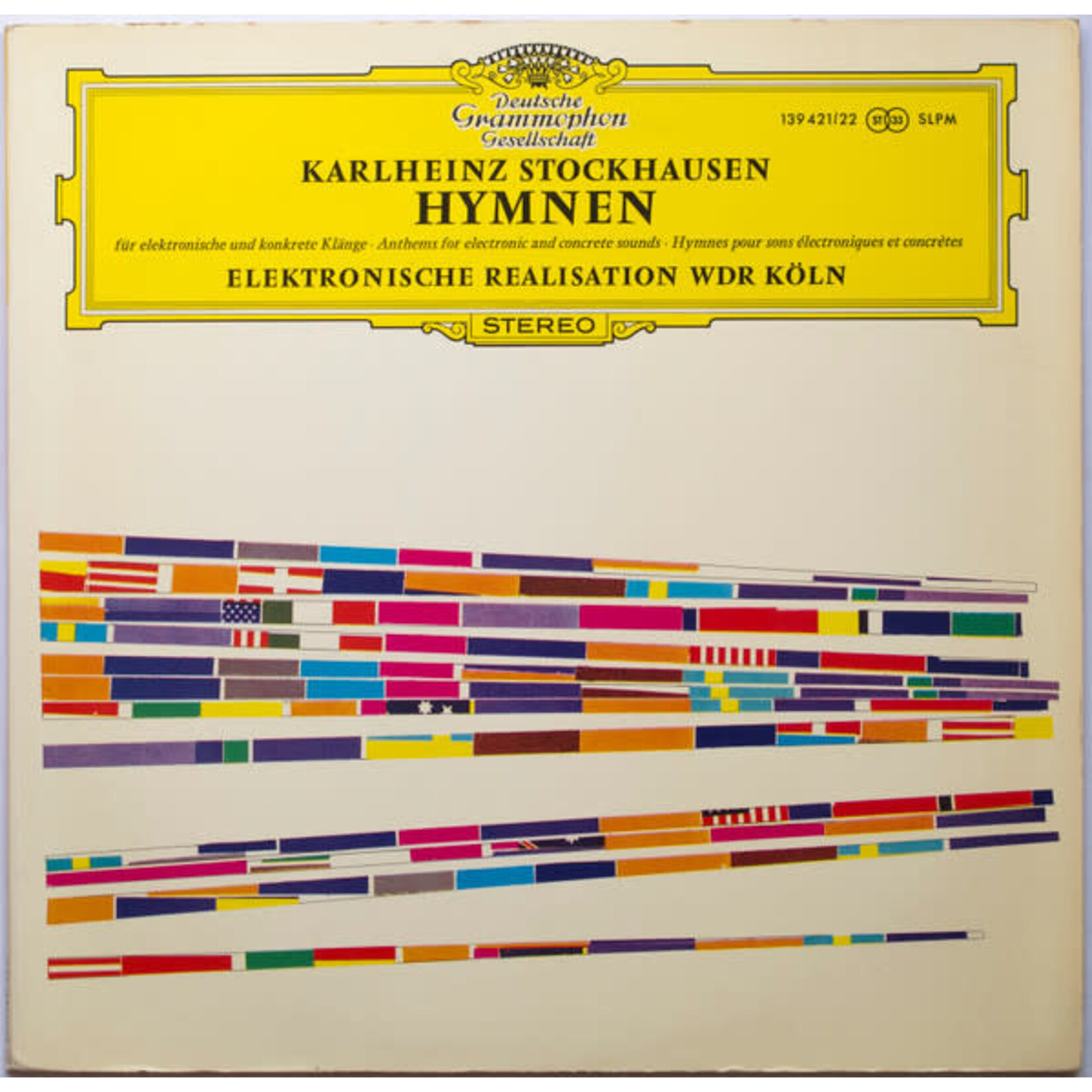 [Kollectible Vinyl] Karlheinz Stockhausen: Hymnen (1969, Germany, Modern composition, VG) [DEUTSCHE GRAMMOPHON]