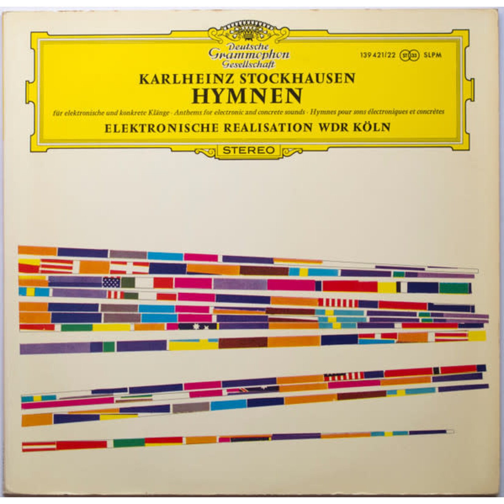 [Kollectibles] Karlheinz Stockhausen: Hymnen (1969, Germany, Modern composition, VG) [DEUTSCHE GRAMMOPHON]