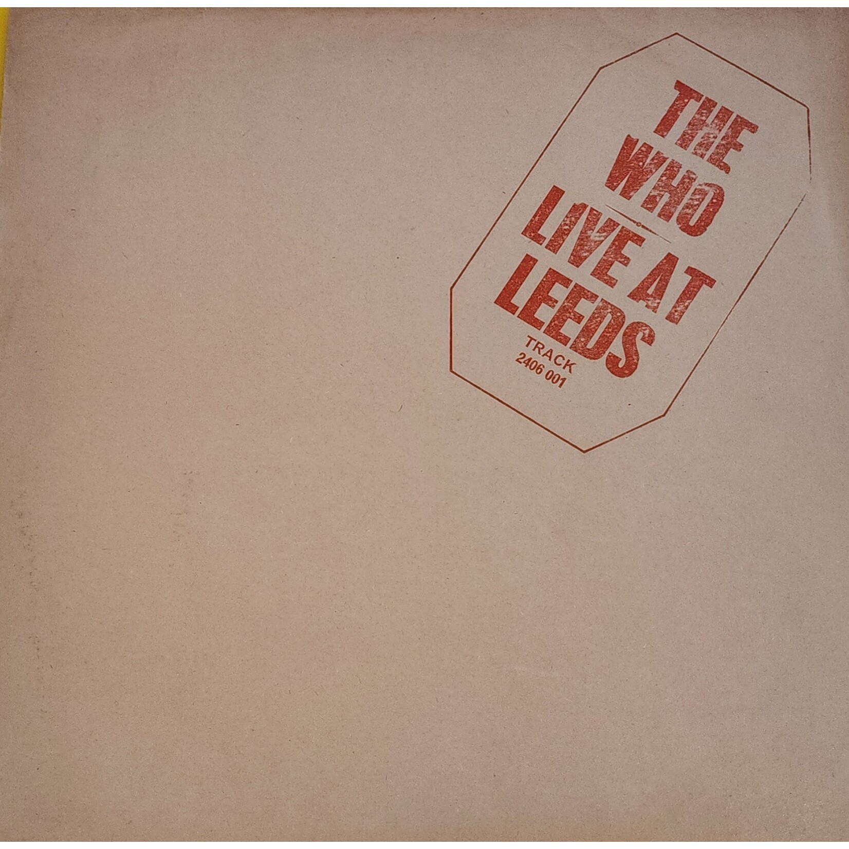 [Kollectibles] The Who: Live At Leeds (1970, UK, W/ 12 inserts, VG+) [POLYDOR]