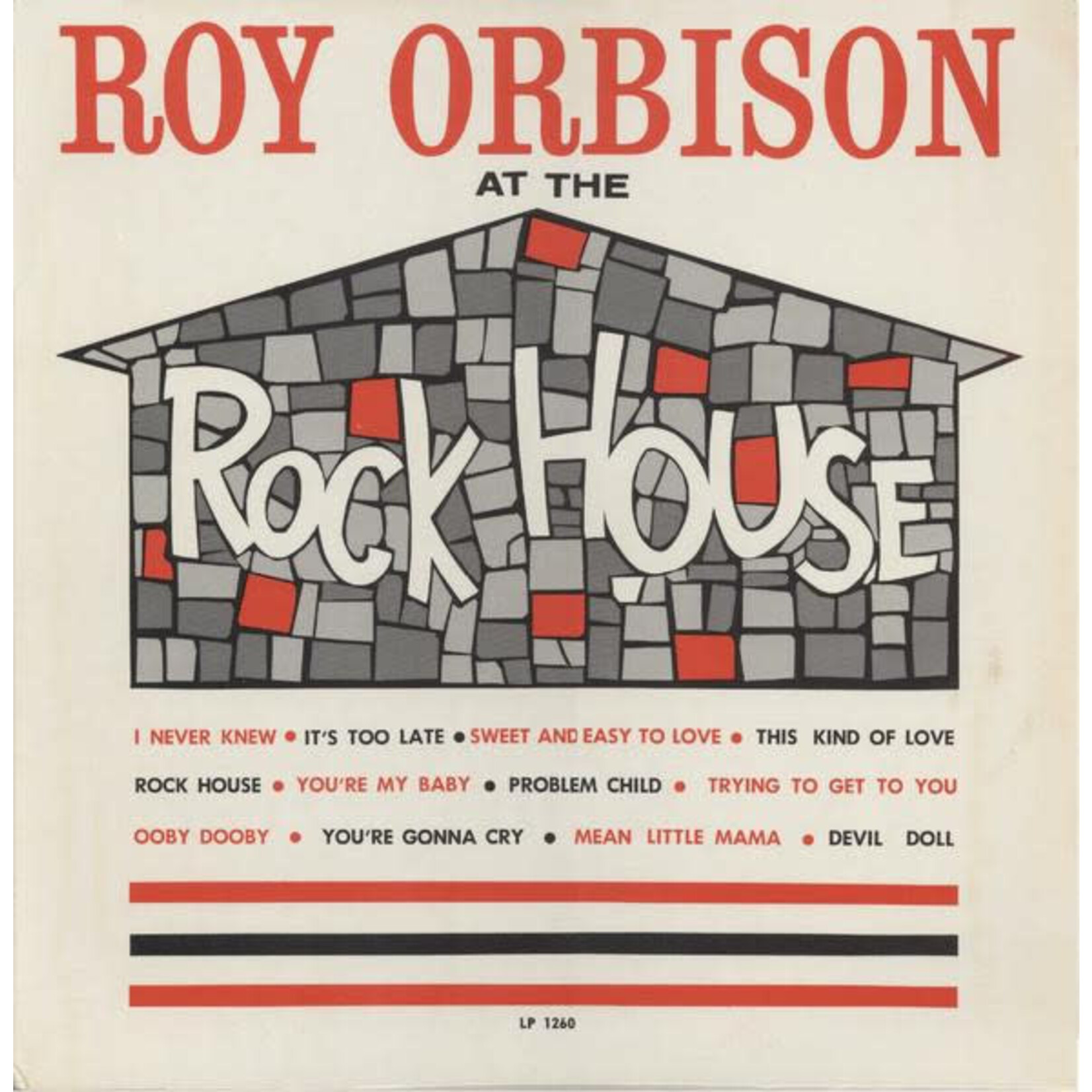 [Kollectible Vinyl] Roy Orbison: At The Rock House (1961, USA, Sun Label, VG) [SUN]