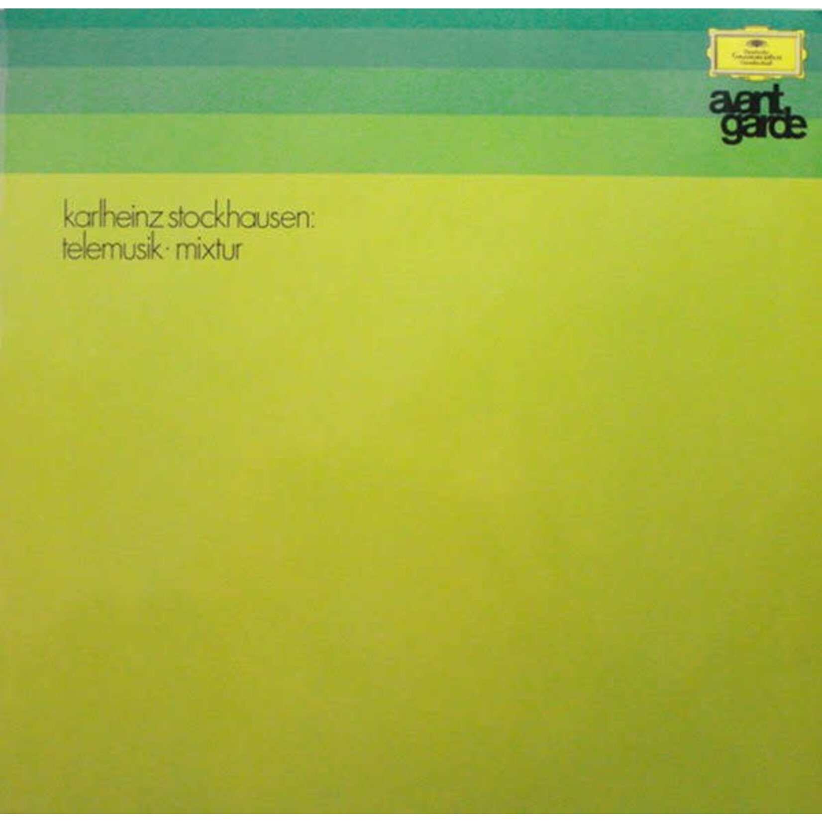 [Kollectible Vinyl] Karlheinz Stockhausen: Telemusik Mixtur (1970, New Zealand, VG+) [DEUTSCHE GRAMMOPHON]