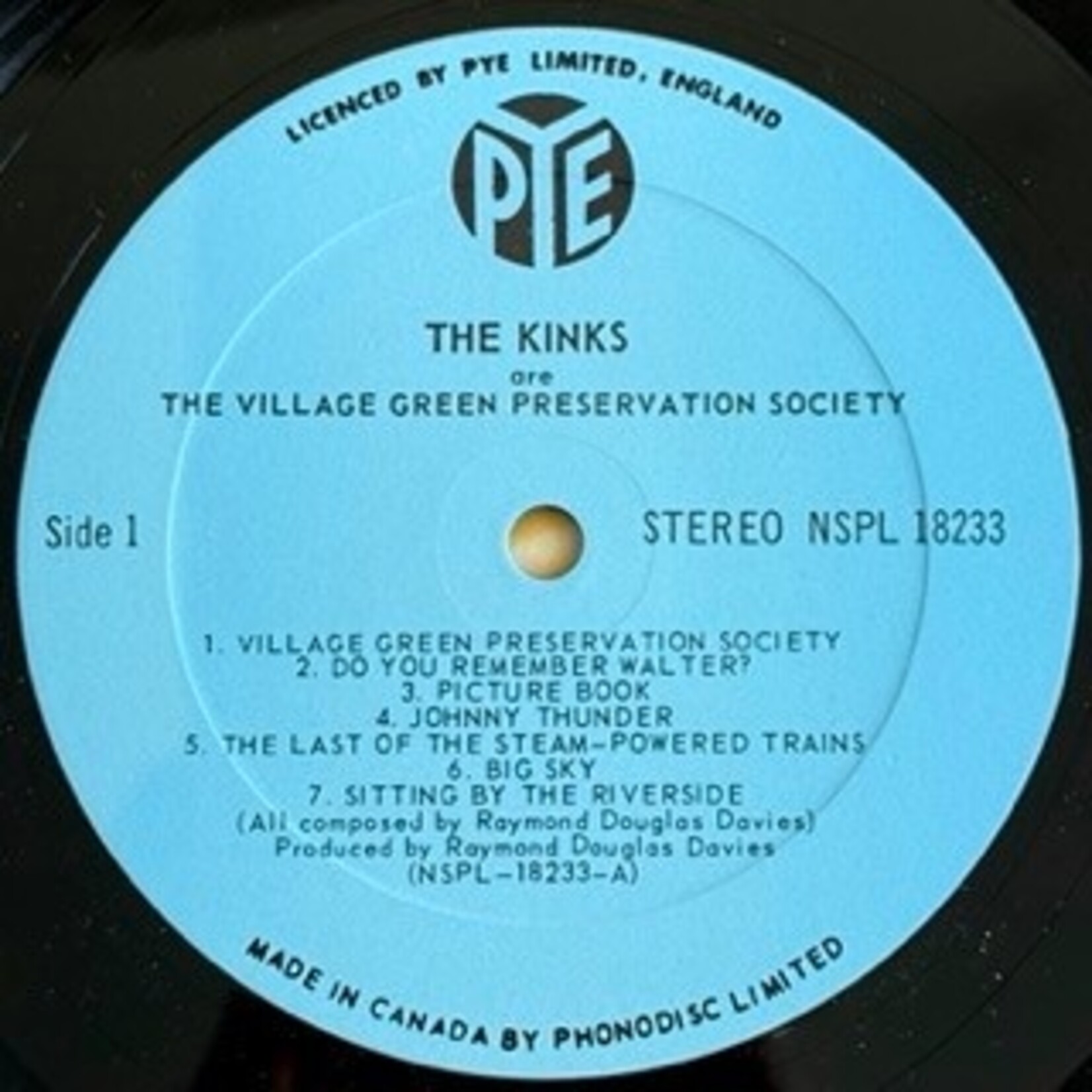[Nick's Disk Pics] Kinks: Are The Village Green Preservation Society (1968,Canada,VG+/Ex) [PYE]
