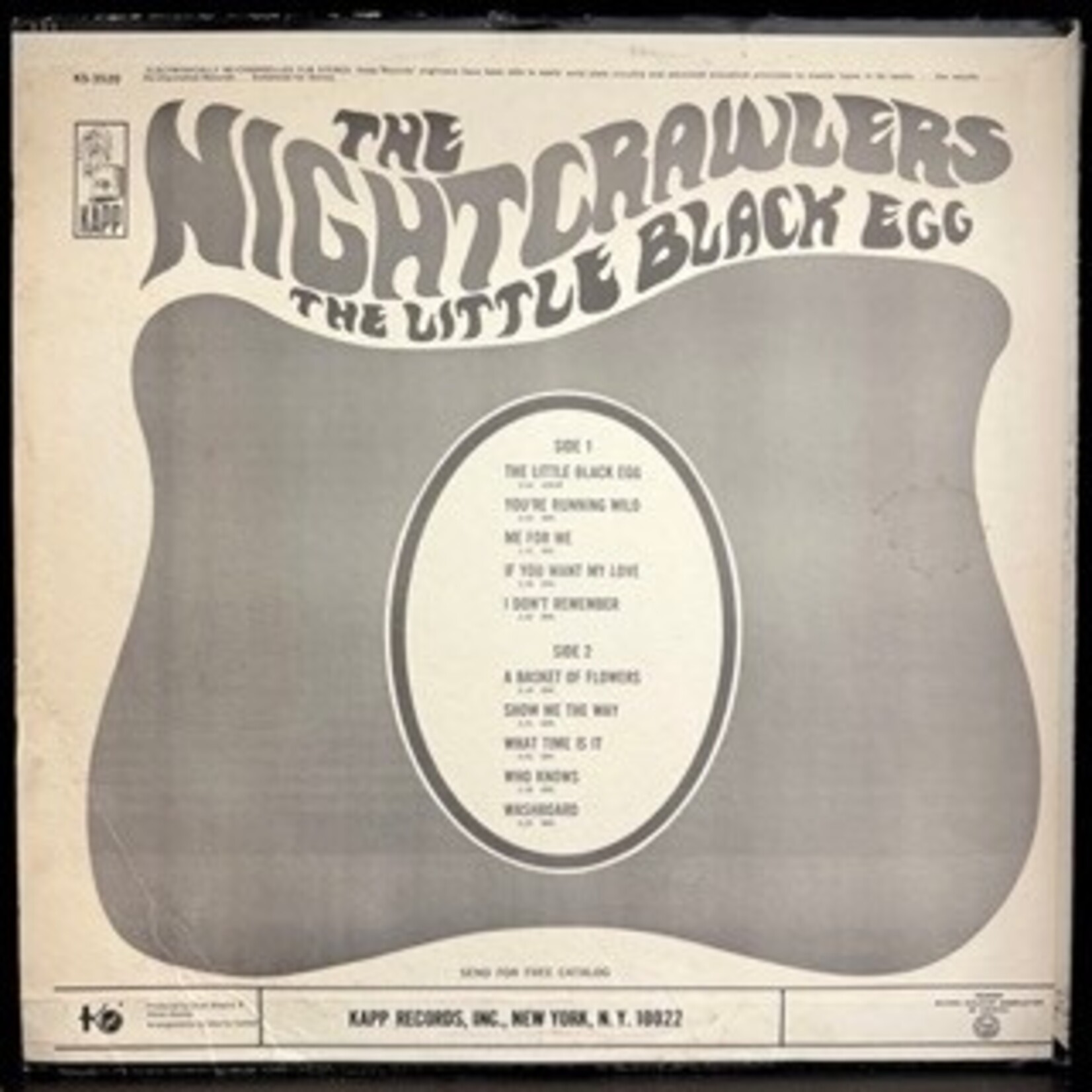 [Nick's Disk Pics] Night Crawlers: The Little Black Egg (1967,USA,VG+)[KAPP]