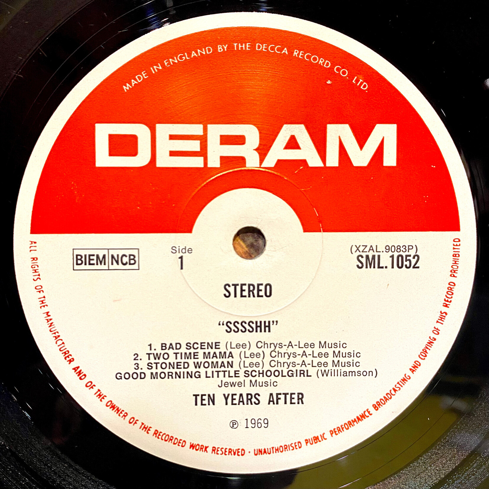 [Nick's Disk Pics] Ten Years After: Ssssh (1969, UK, VG+)[DERAM]
