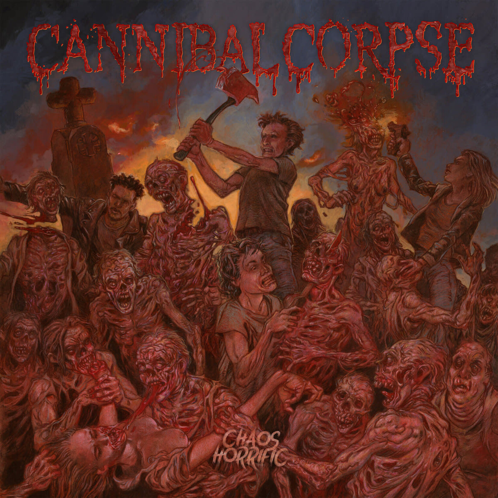 [New] Cannibal Corpse: Chaos Horrific (Blue Smoke Vinyl) [METAL BLADE RECORDS]