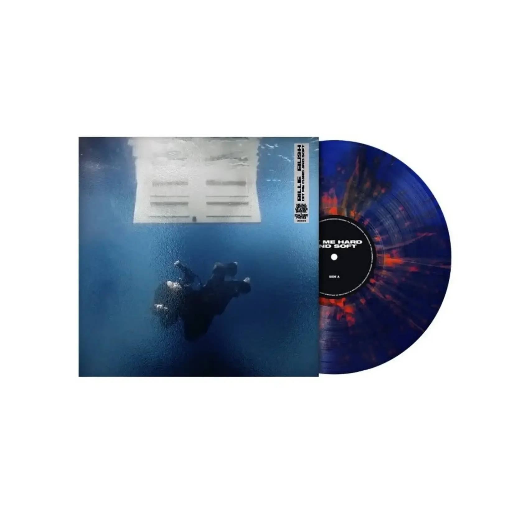 [New Vinyl] Eilish, Billie: Hit Me Hard And Soft (Anniversary Edition Blue & Orange Splatter Vinyl) [INTERSCOPE]