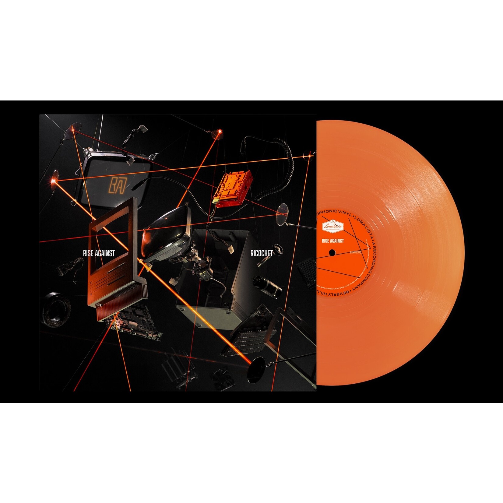 [New] Rise Against: Ricochet (Indie Exclusive, Neon Orange Coloured Vinyl) [LOMA VISTA]