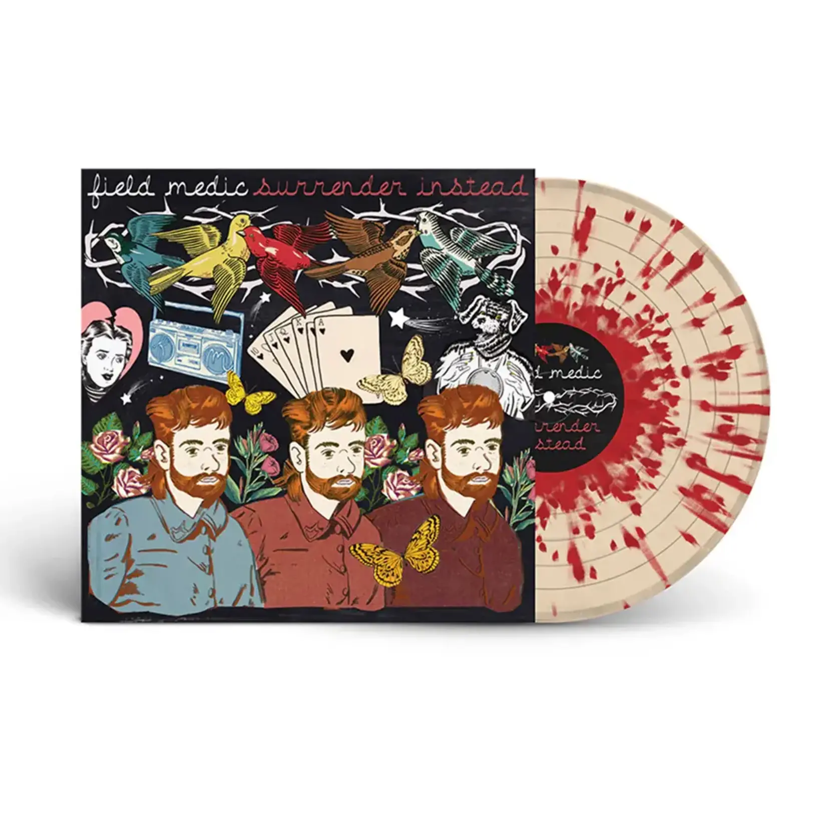 [New] Field Medic: Surrender Instead (Bone With Red Splatter Coloured Vinyl) [ALTERNATE SIDE]