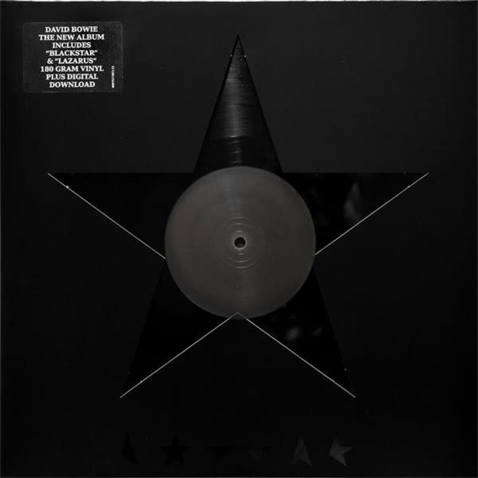 [Kollectible Vinyl] David Bowie: Blackstar ★ (2016, USA, W/ Booklet + Card, VG+) [ISO RECORDS]