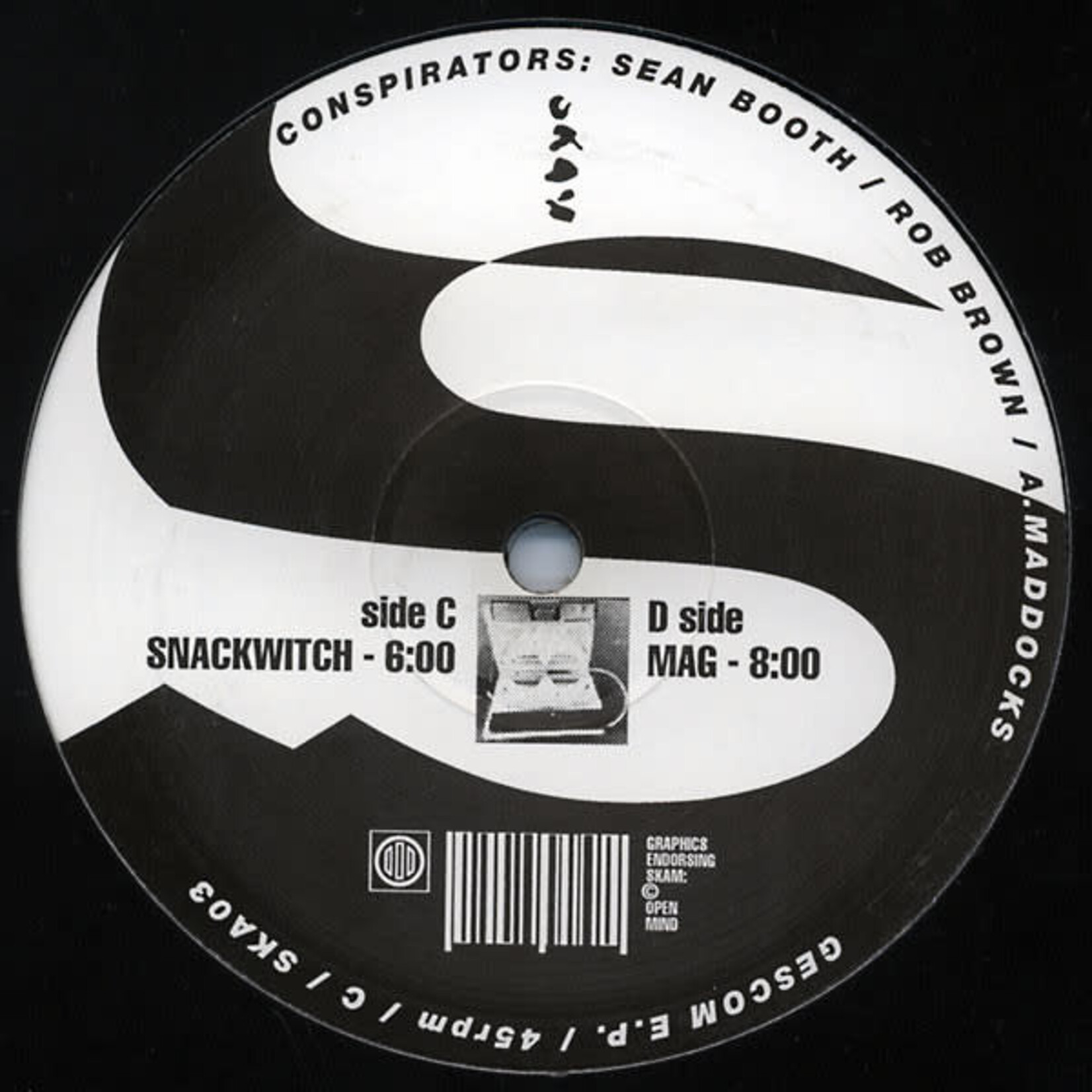 [Nick's Disk Pics] Gescom: C & D (1996, UK, 12", VG+) [SKAM]