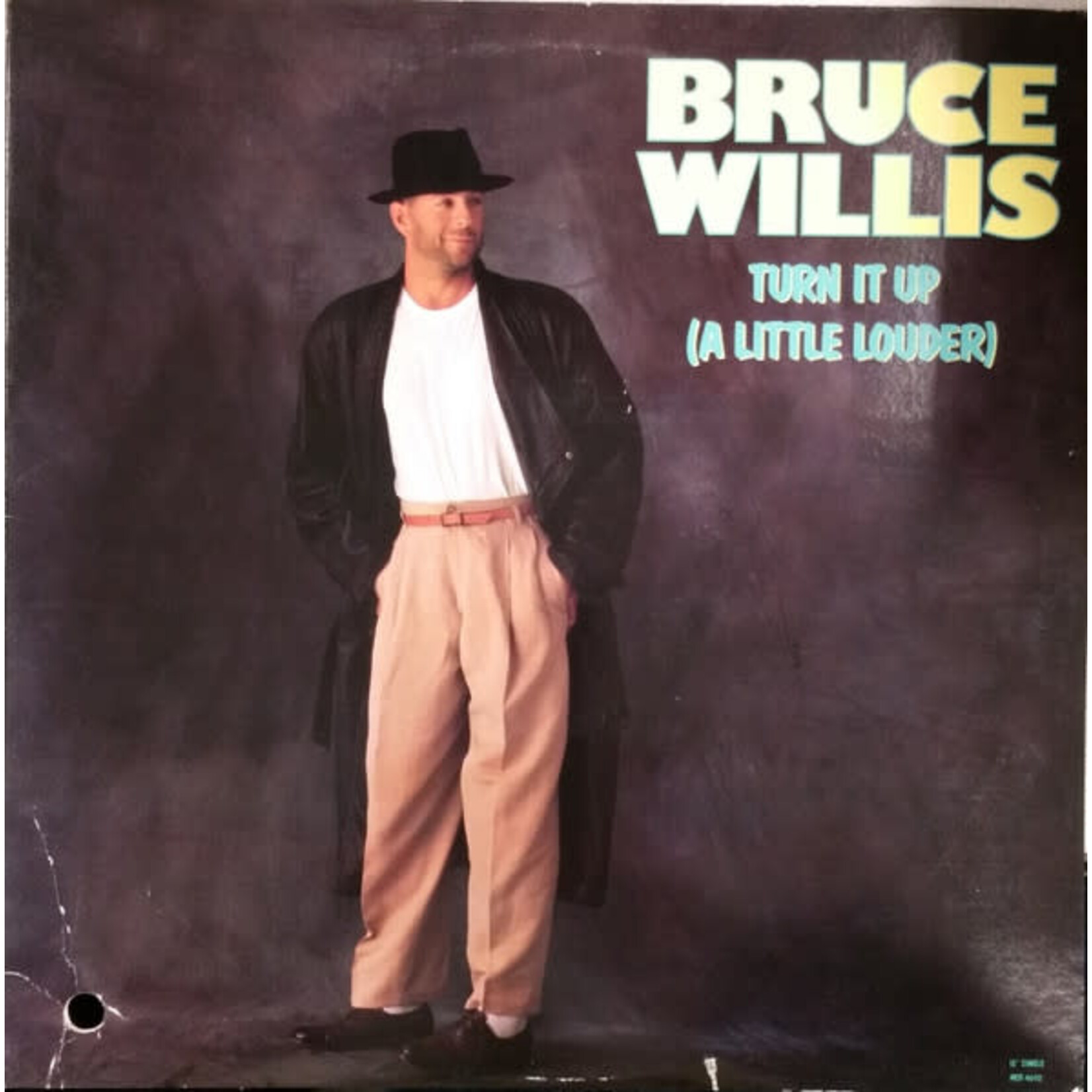 [Nick's Disk Pics] Willis, Bruce: Turn It Up (A Little Louder) (1989, USA, 12", NM) [MOTOWN]
