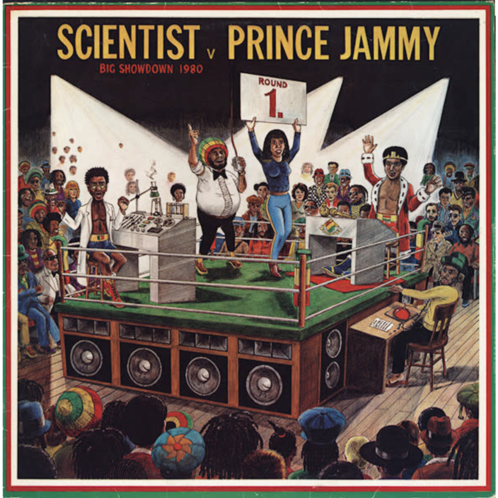 [Kollectible Vinyl] Scientist vs. Prince Jammy: Big Showdown (1980, UK, VG+) [GREENSLEEVES RECORDS]