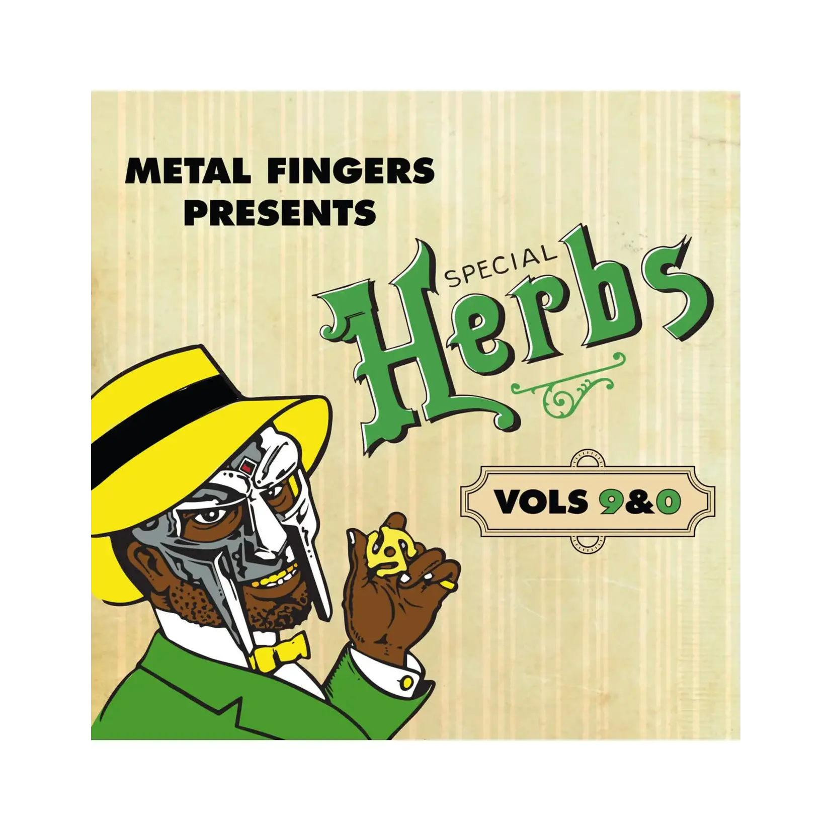 [New Vinyl] MF Doom: Metal Fingers Presents: Special Herbs Vol. 9 & 0 (2LP-evergreen vinyl) [RHYMESAYERS]