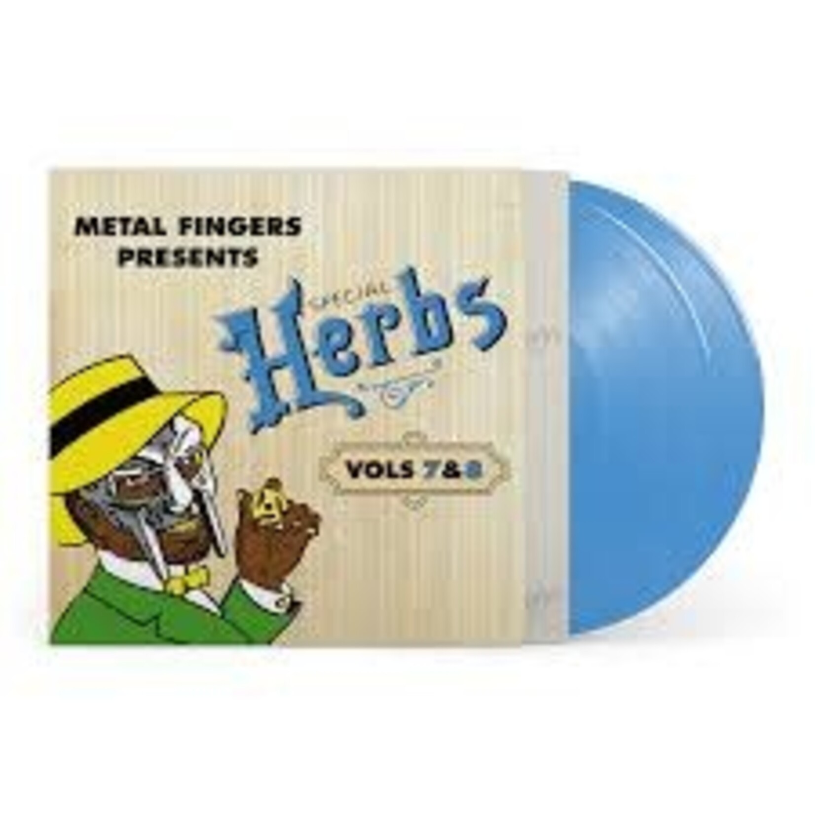 [New] MF Doom: Metal Fingers Presents: Special Herbs Vol. 7 & 8 (sky blue vinyl) [RHYMESAYERS]
