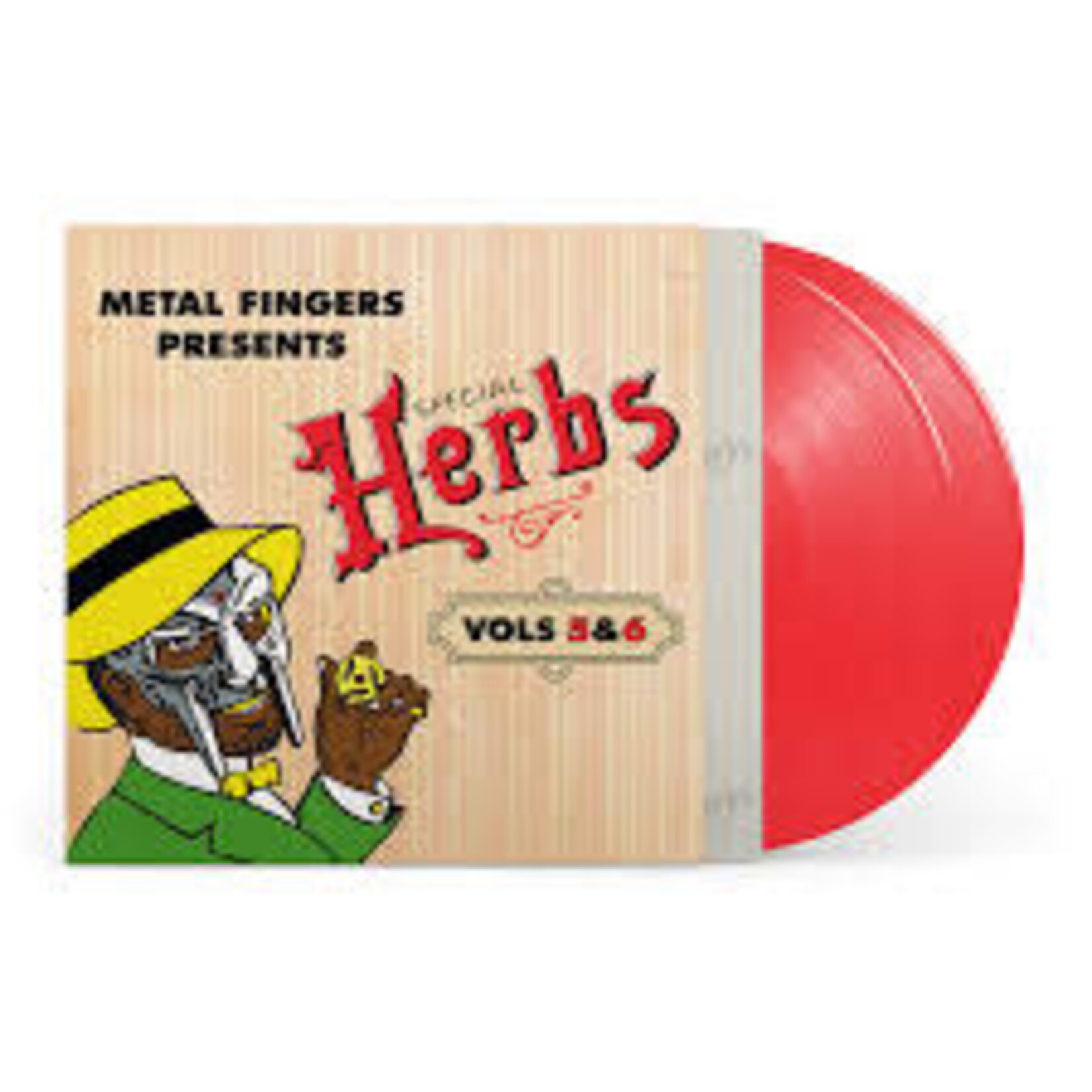 [New] MF Doom: Metal Fingers Presents: Special Herbs Vol. 5 & 6 (2LP-apple red vinyl) [RHYMESAYERS]