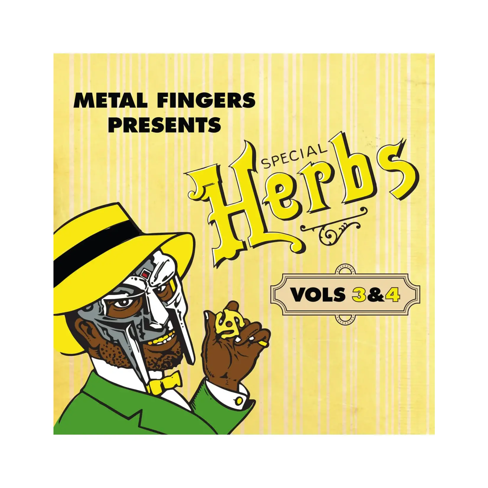 [New] MF Doom: Metal Fingers Presents: Special Herbs Vol. 3 & 4 (2LP-yellow vinyl) [RHYMESAYERS]