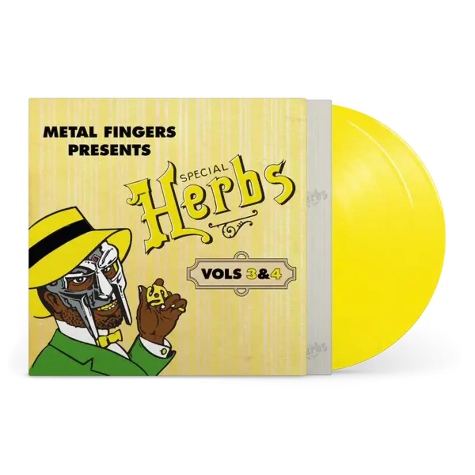 [New] MF Doom: Metal Fingers Presents: Special Herbs Vol. 3 & 4 (2LP-yellow vinyl) [RHYMESAYERS]