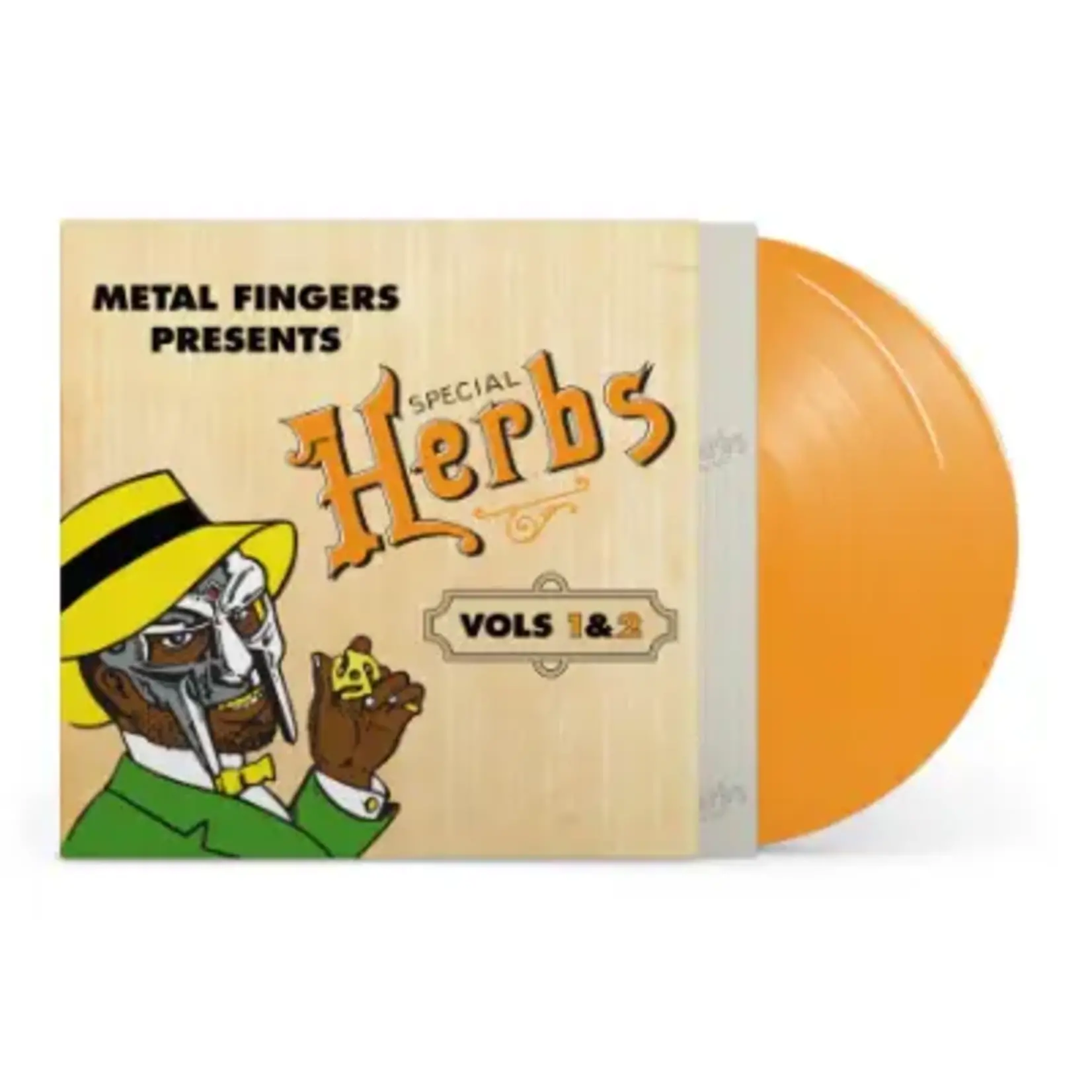 [New] MF Doom: Metal Fingers Presents: Special Herbs Vol. 1 & 2 (2LP, Orange Vinyl) [RHYMESAYERS]