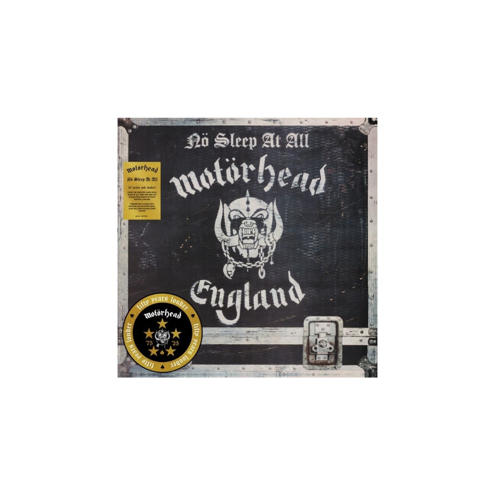 [New] Motorhead: No Sleep At All (50th Anniversary Edition) [BMG RIGHTS MANAGEMENT]