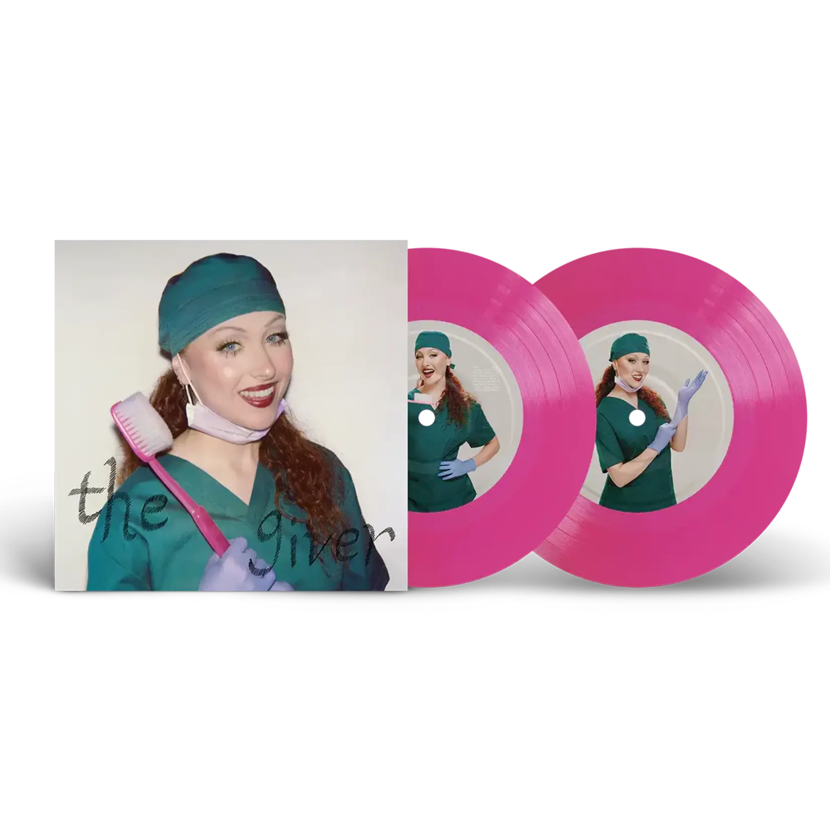 [New] Roan, Chappell: The Giver (7", Indie Exclusive, Neon Pink Vinyl, Dentist Cover) [ISLAND]