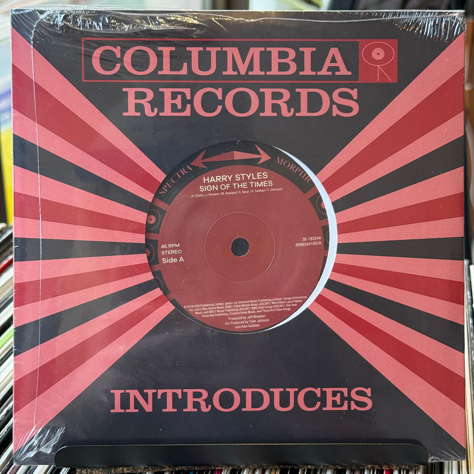 [Nick's Disk Pics] Styles, Harry: Sign Of the Times (2017, LTD Ed promo single) [COLUMBIA]