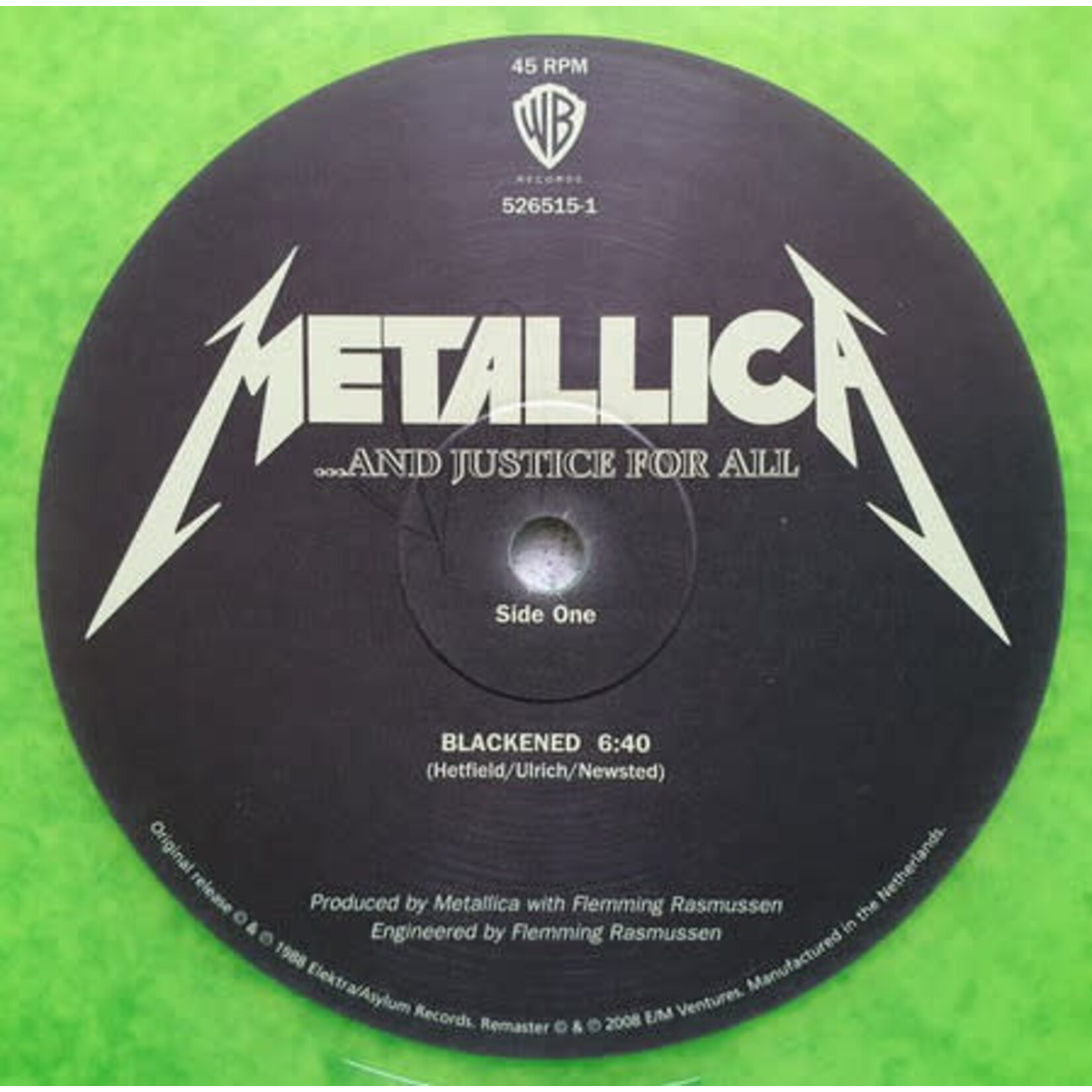 [Kollectibles] Metallica: ...And Justice For All (4LP)(2011, USA, 45rpm, Green Translucent, NM) [WARNER BROS]