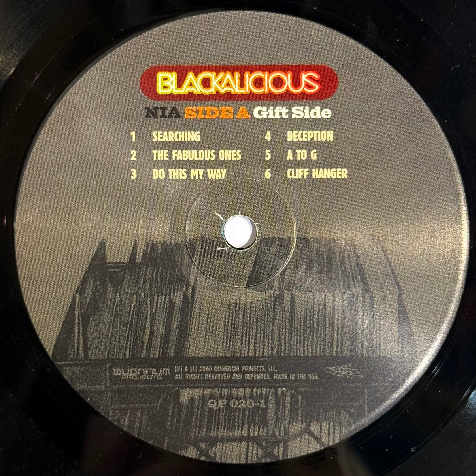 [Nick's Disk Pics] Blackalicious: Nia [QUANNUM] (200, USA, VG+, w/ OG Inners)