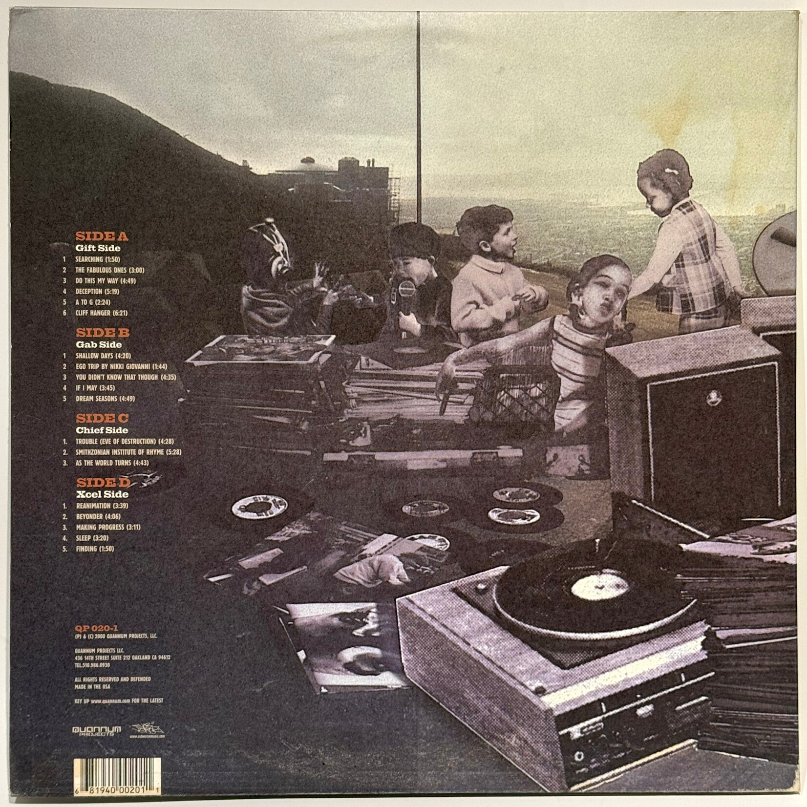 [Nick's Disk Pics] Blackalicious: Nia [QUANNUM] (200, USA, VG+, w/ OG Inners)