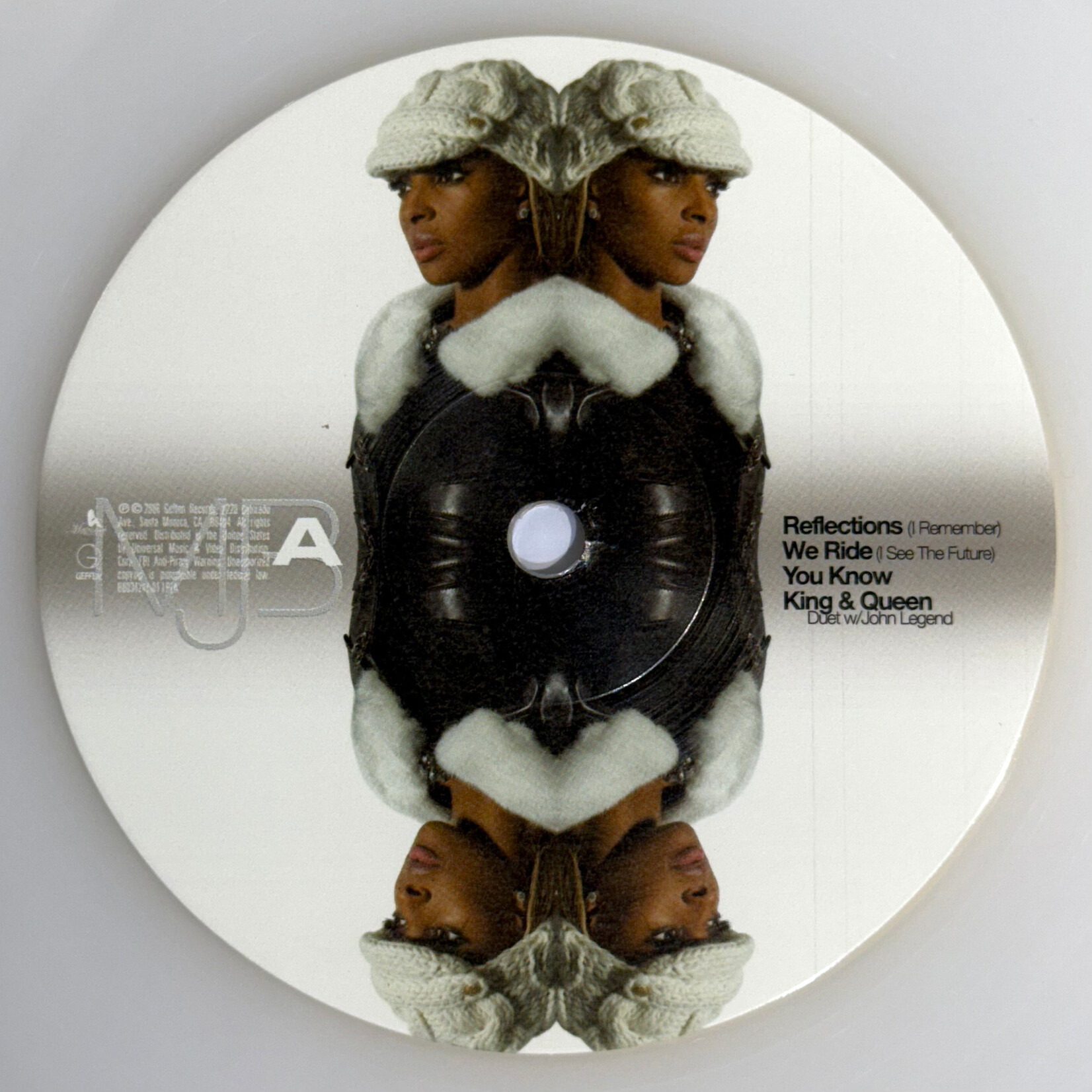 [Nick's Disk Pics] Blige, Mary J.: Reflections (A Retrospective) [GEFFEN] (2023, USA, VG+ Milky Clear Vinyl)