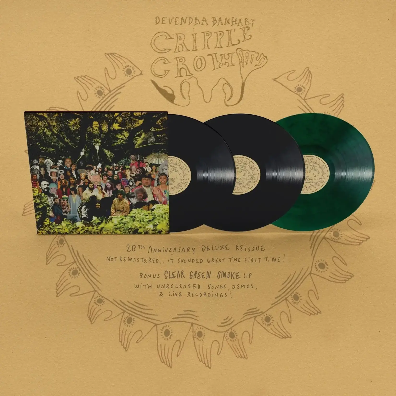 [New Vinyl] Banhart, Devendra: Cripple Crow (3LP, 20th Anniversary Delxue Edition) [HEAVY FLOWERS]