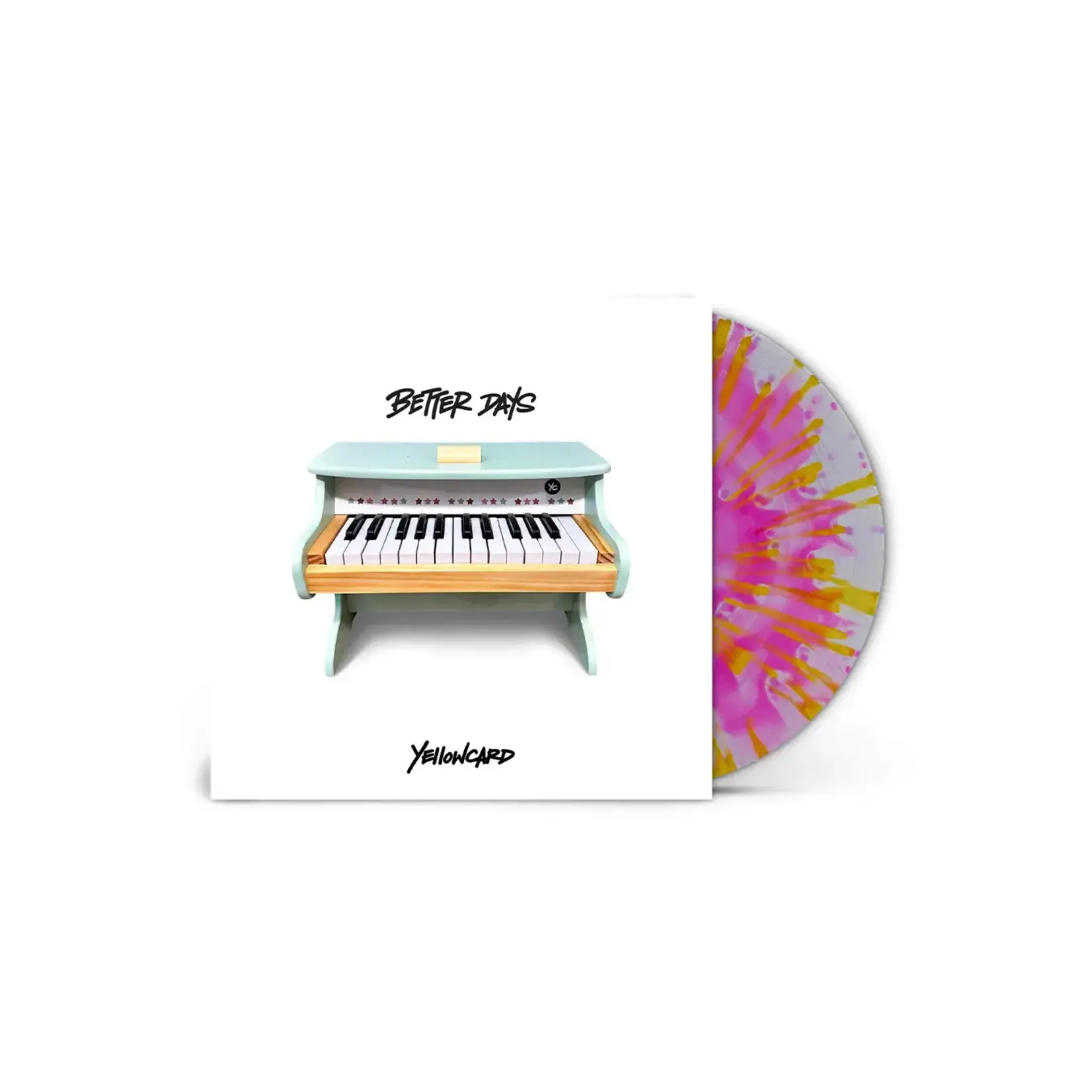 [New Vinyl] Yellowcard: Better Days (Indie Exclusive Pink & Yellow Splatter Vinyl) [BETTER NOISE]