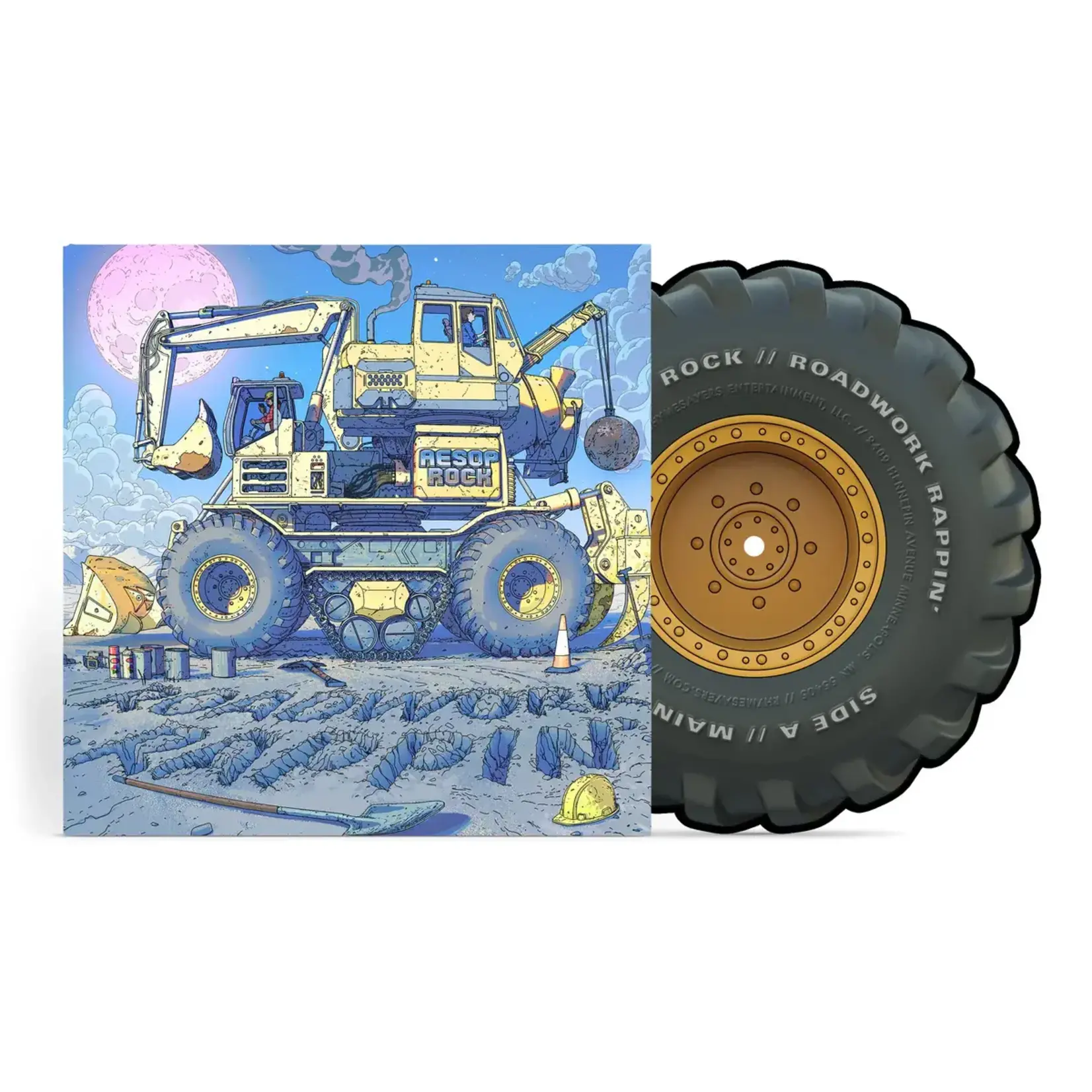 [New] Aesop Rock: Roadwork Rappin' (die cut picture disc) [(7"), RHYMESAYERS]