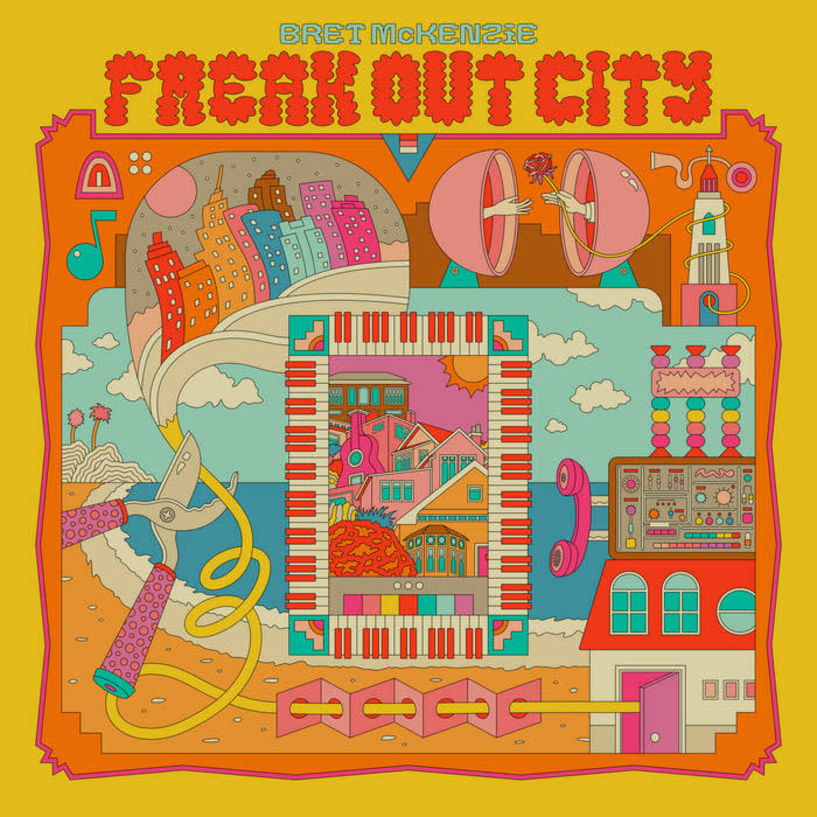 [New] McKenzie, Bret: Freak Out City (LOSER Edition Coloured Vinyl) [SUB POP]