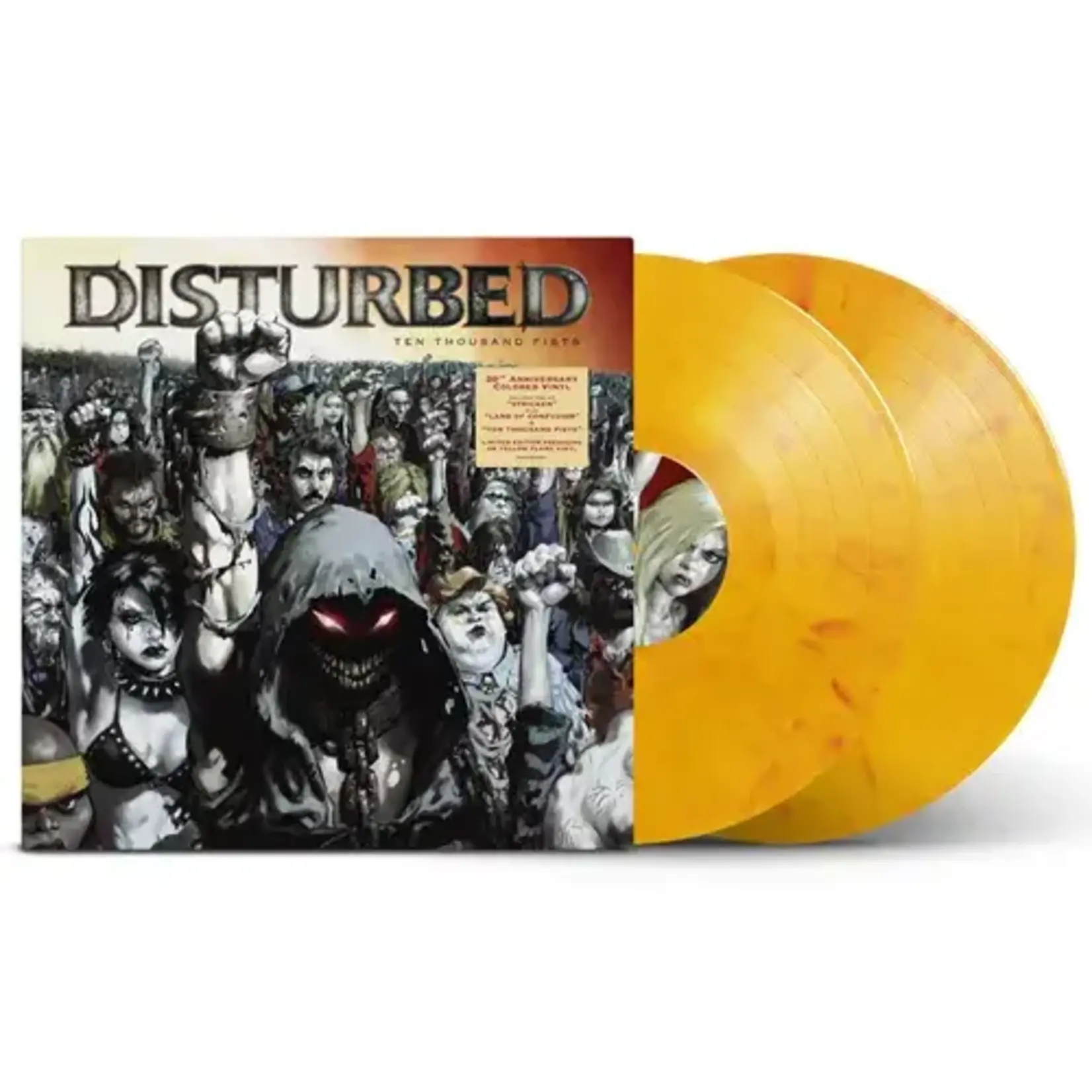 [New Vinyl] Disturbed: Ten Thousand Fists (2LP, Yellow Flame Vinyl) [WARNER]