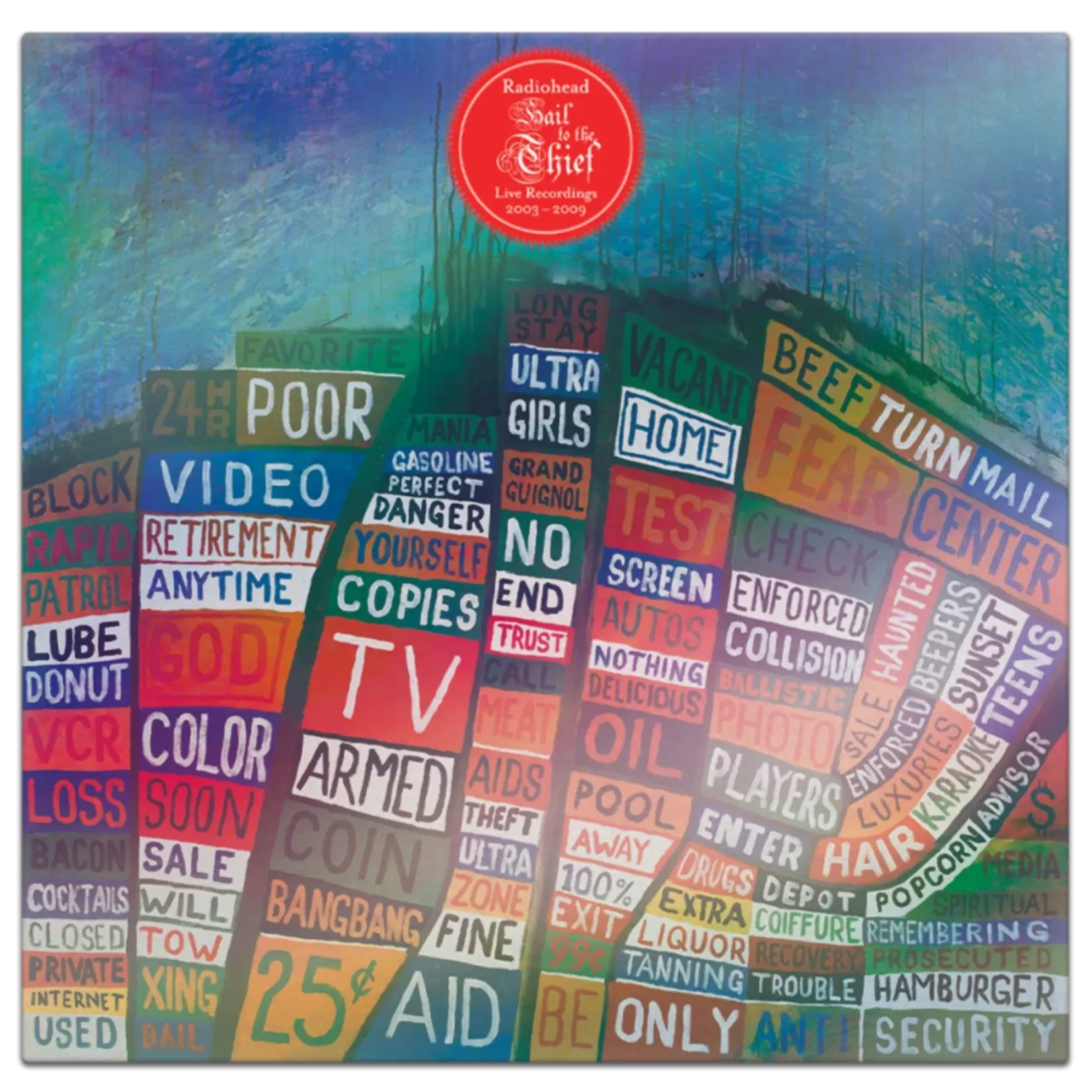[New Vinyl] Radiohead: Hail To the Thief (Live Recordings 2003-2009, Red Vinyl) [XL RECORDINGS]