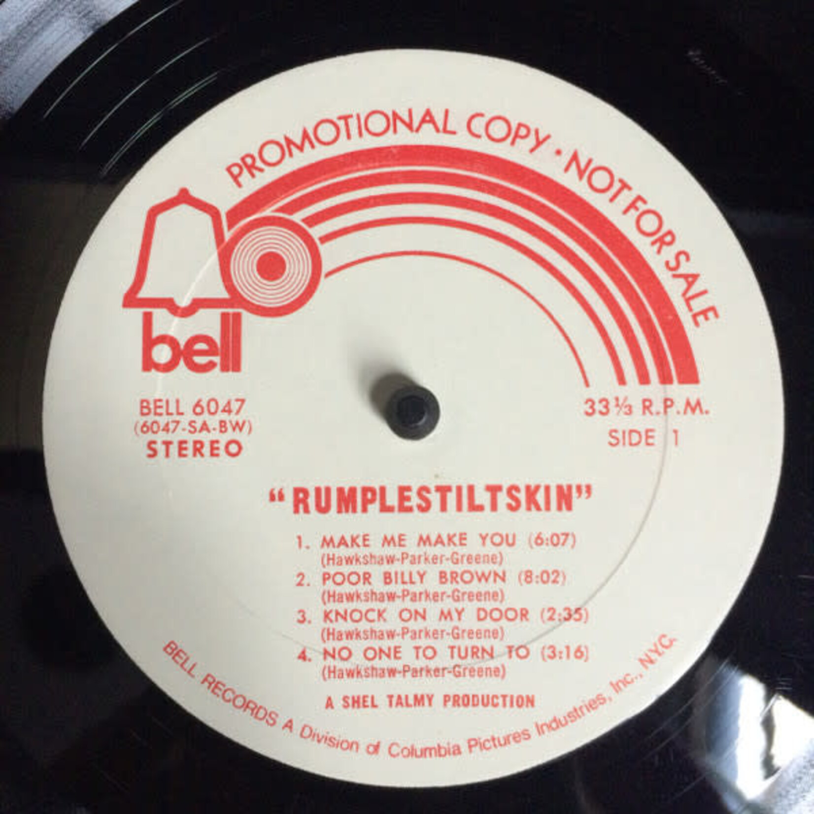 [Kollectibles] Rumplestiltskin: Rumplestiltskin [BELL] (1970, USA, VG+, White Promo Label)