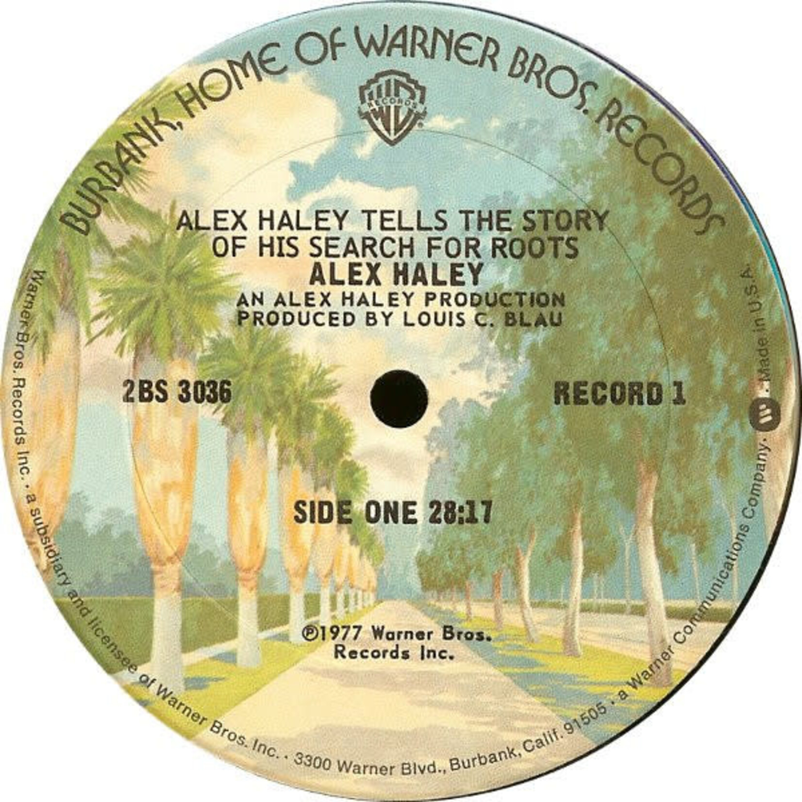 [Kollectible Vinyl] Alex Haley: Tells The Story Of His Search For Roots [WARNER] (1977, USA, VG+)