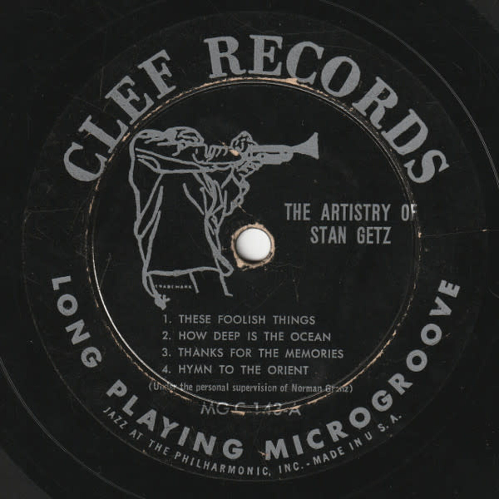 [Kollectibles] Stan Getz: Artistry Of Stan Getz [CLEF] (1953, USA, VG)