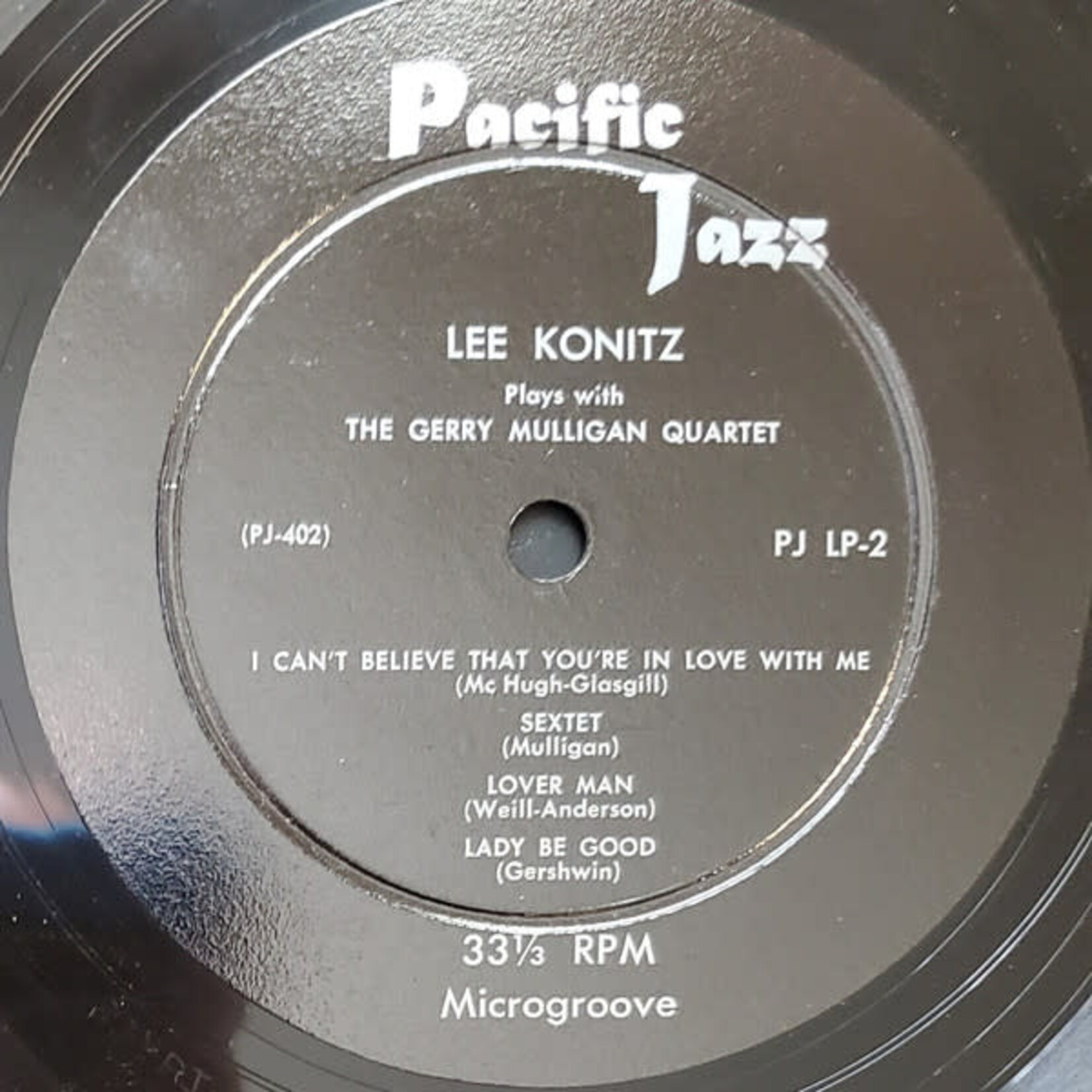 [Kollectibles] Lee Konitz: Lee Konitz Plays With The Gerry Mulligan Quartet / Gerry Mulligan Quartet [PACIFIC JAZZ] (1953 USA VG)