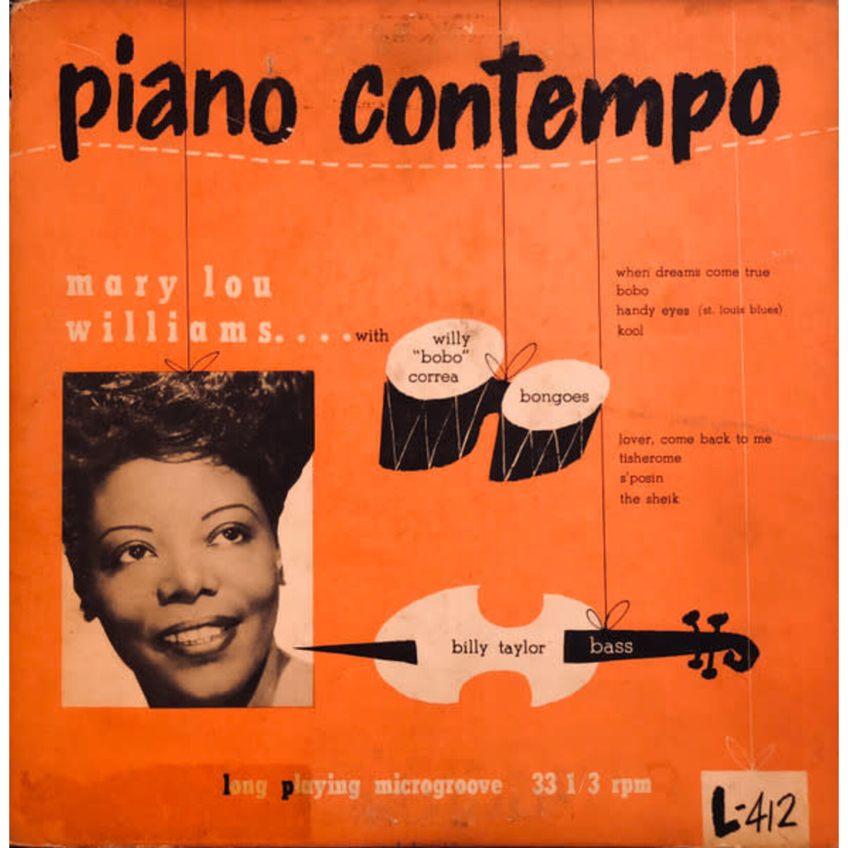 [Kollectibles] Mary Lou Williams: Piano Contempo: Modern Piano Jazz [CIRCLE] (1951 USA VG)